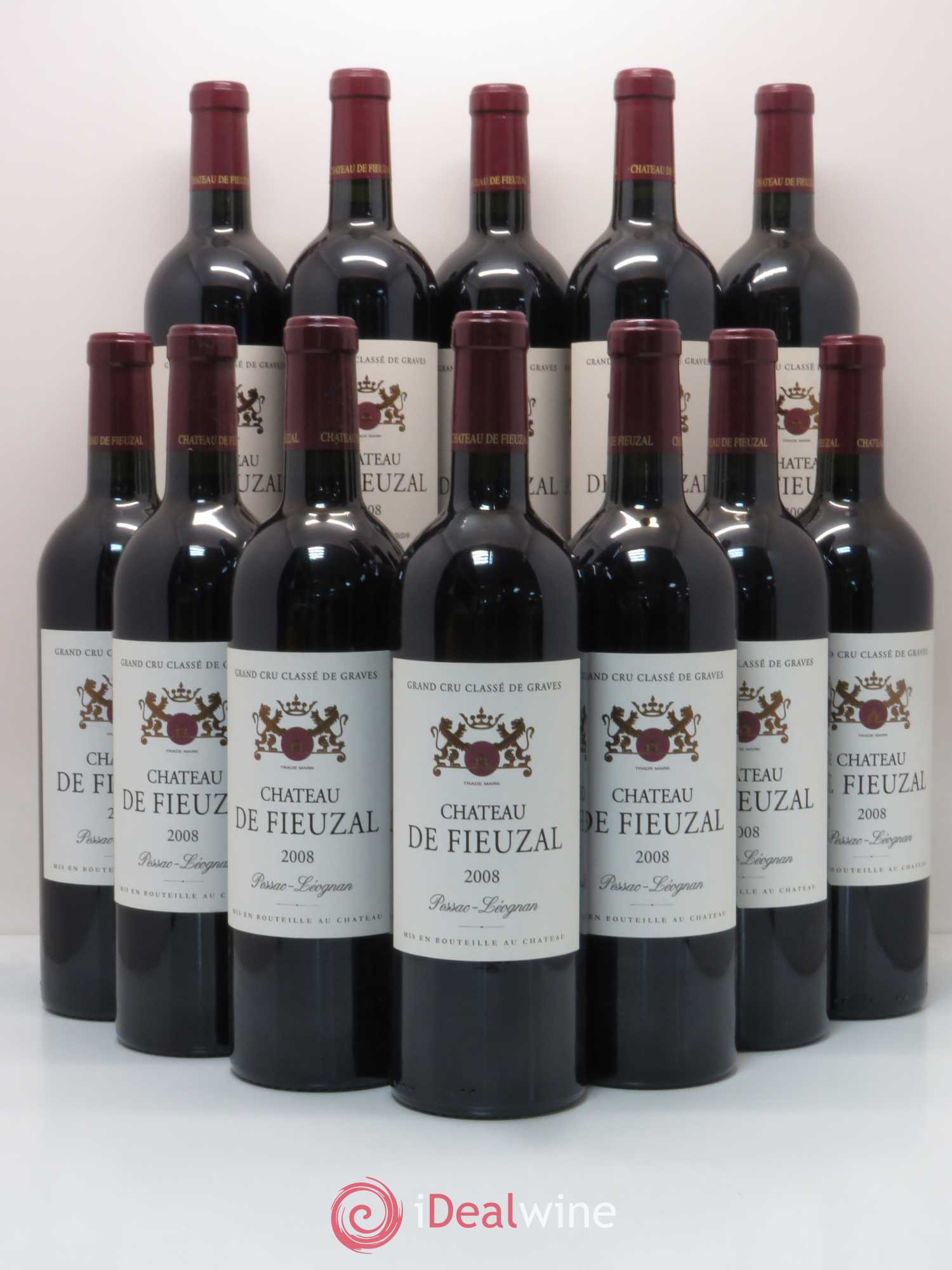 Château de Fieuzal Cru Classé de Graves 2008 - Lot de 12 bouteilles - 0