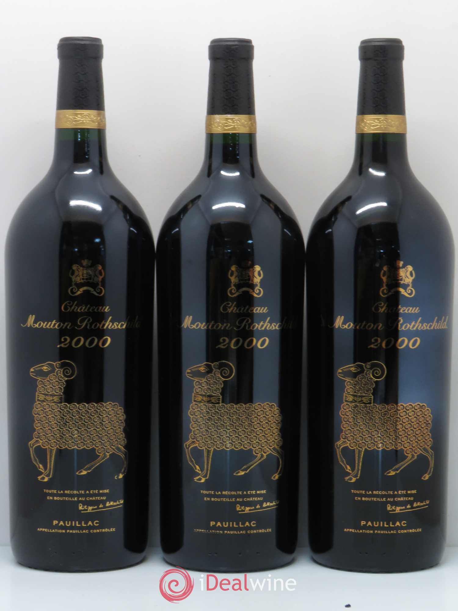 Château Mouton Rothschild 1er Grand Cru Classé 2000 - Lot de 6 magnums - 3
