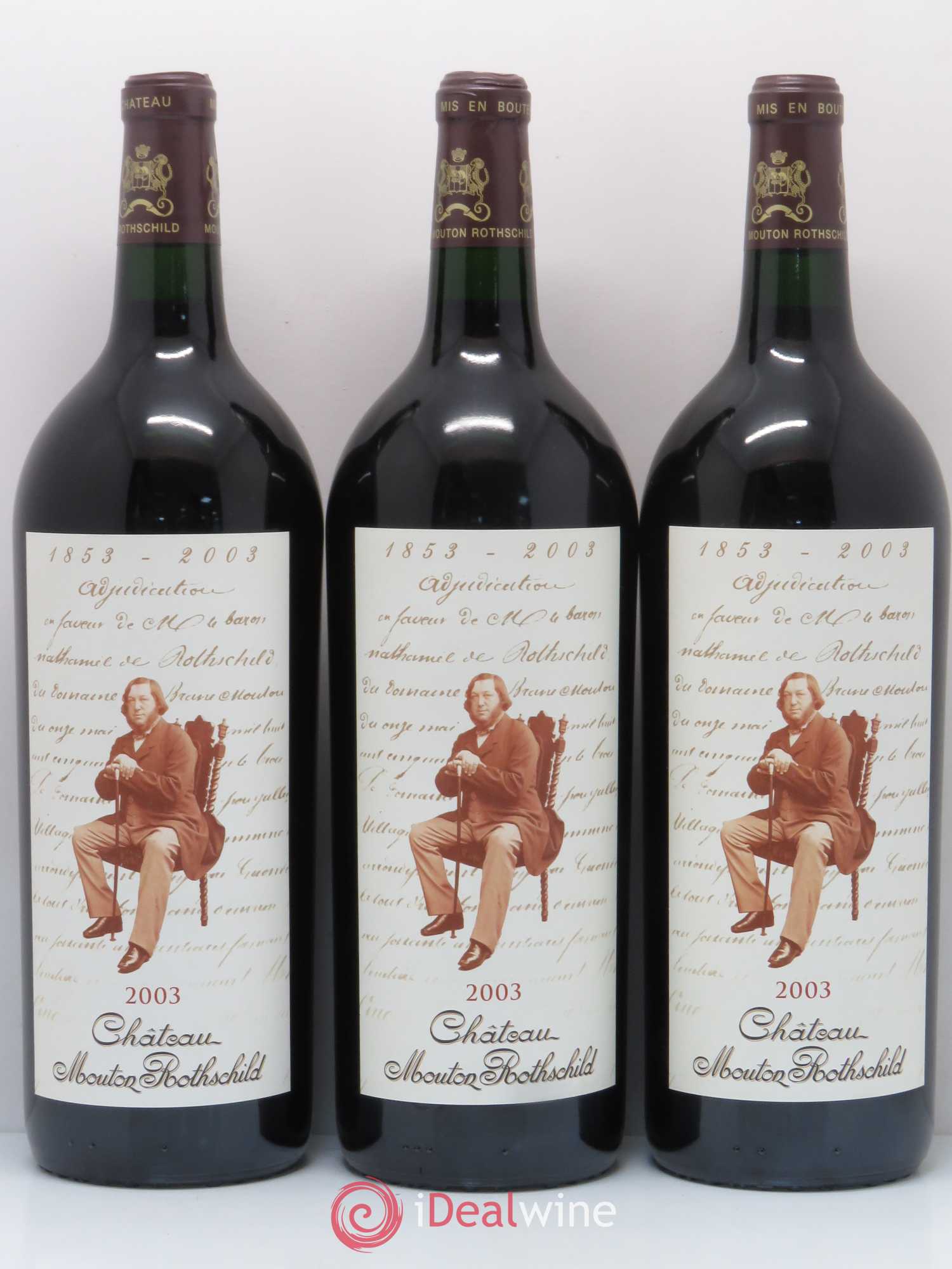 Château Mouton Rothschild 1er Grand Cru Classé 2003 - Posten von 6 Magnum - 1