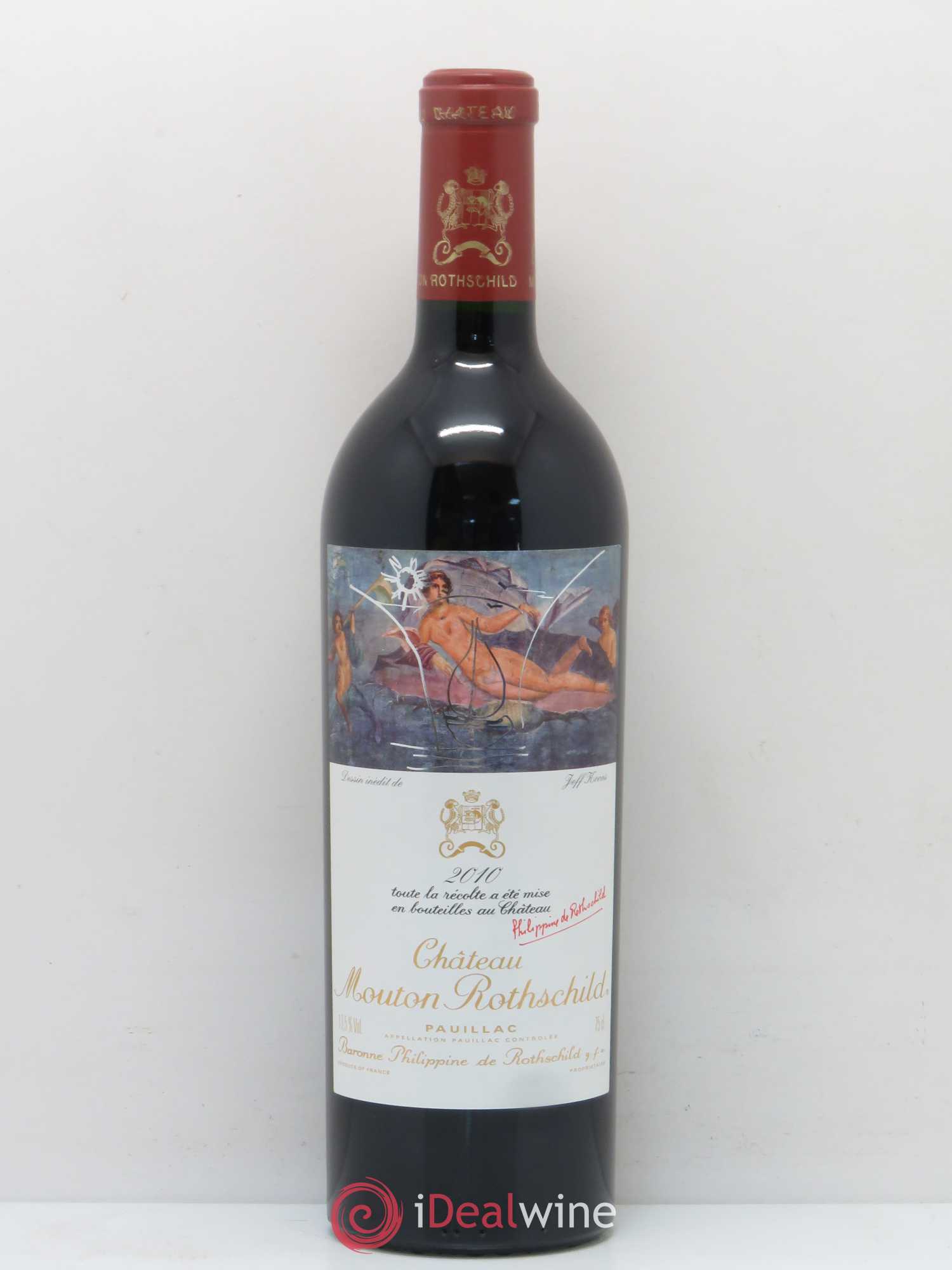 Château Mouton Rothschild 1er Grand Cru Classé 2010 - Lot de 1 bouteille - 0