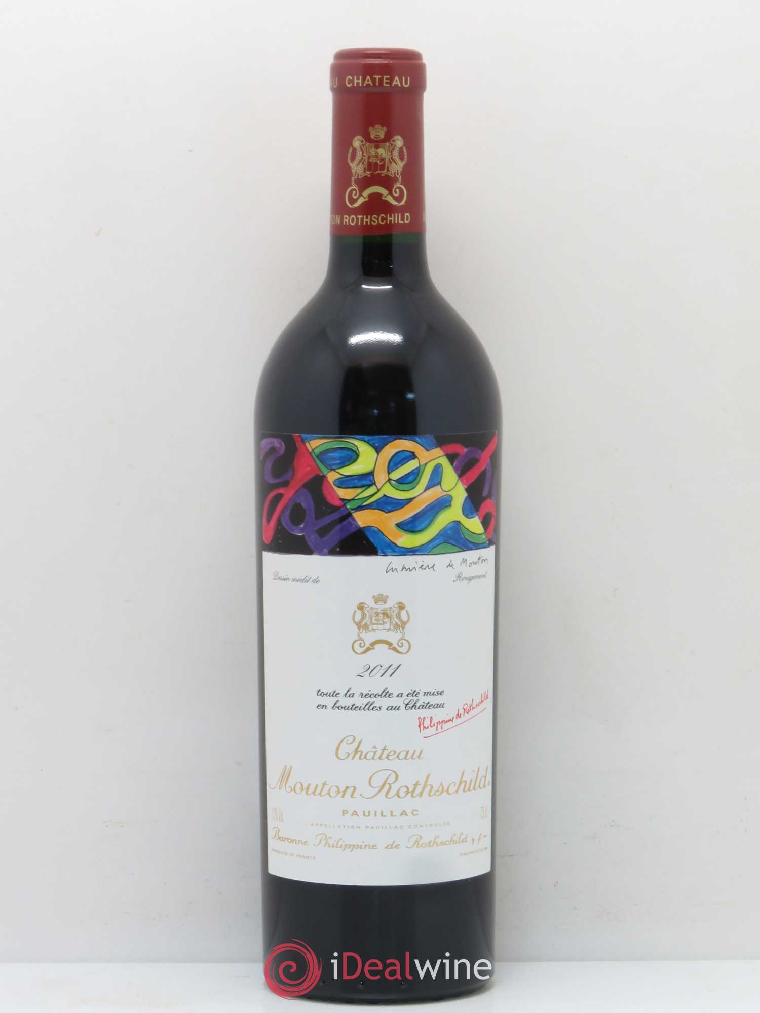 Château Mouton Rothschild 1er Grand Cru Classé 2011 - Lot de 1 bouteille - 0