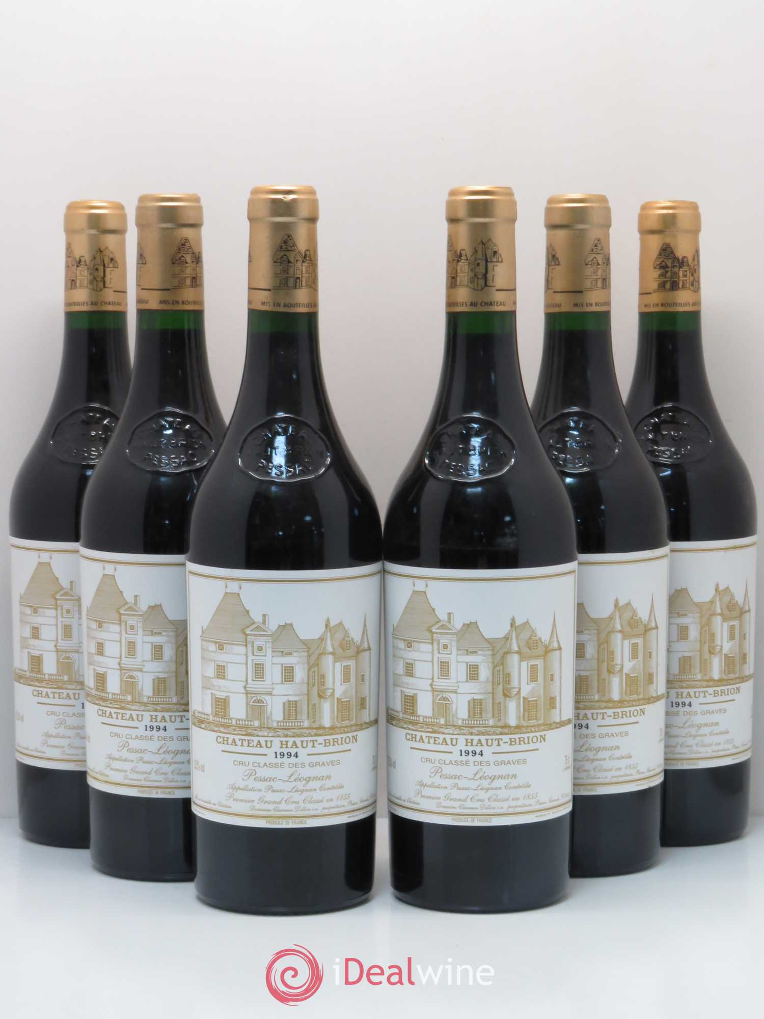 Château Haut Brion 1er Grand Cru Classé 1994 - Lot de 6 bouteilles - 0