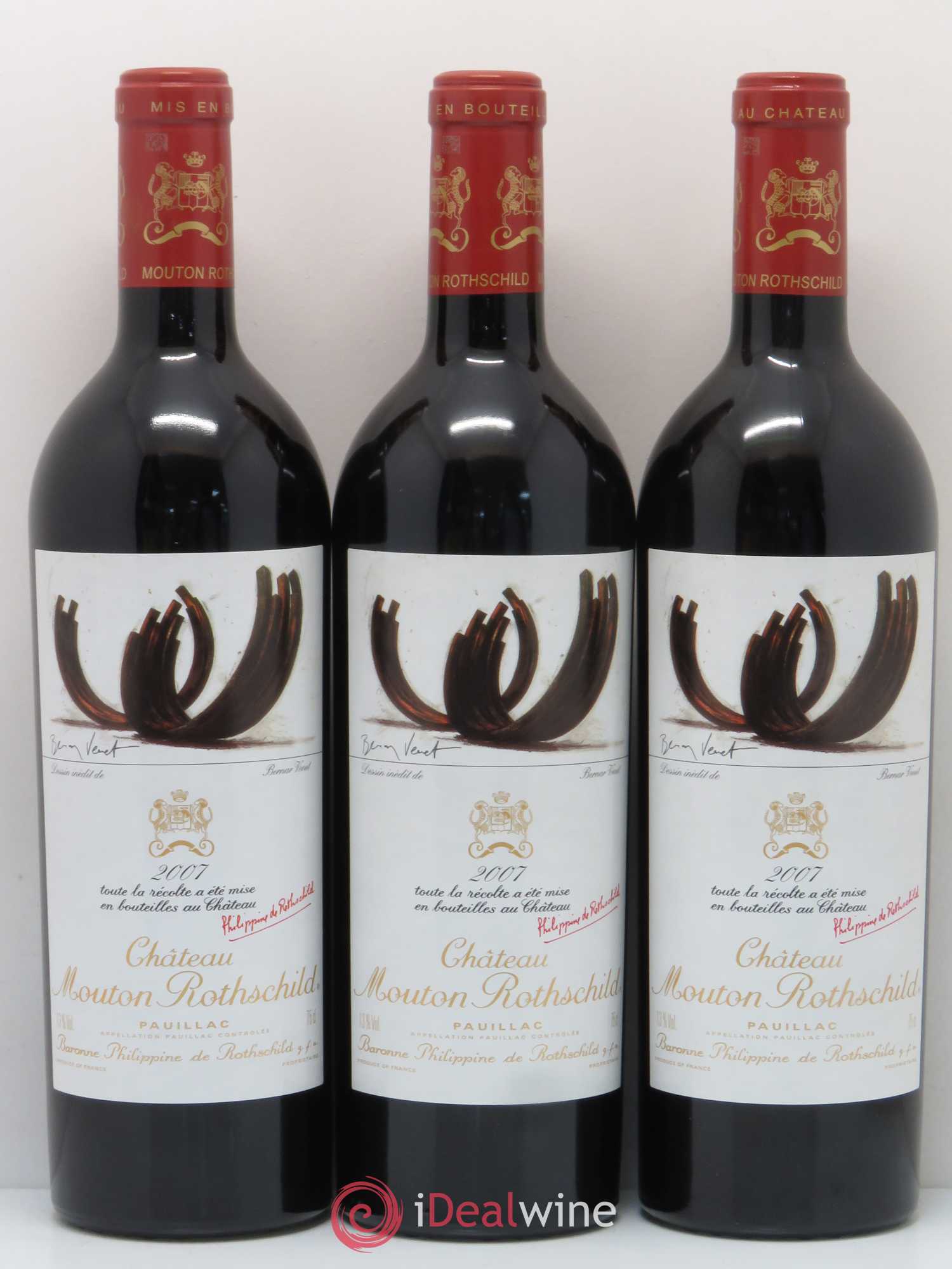Château Mouton Rothschild 1er Grand Cru Classé 2007 - Lot de 6 bouteilles - 3