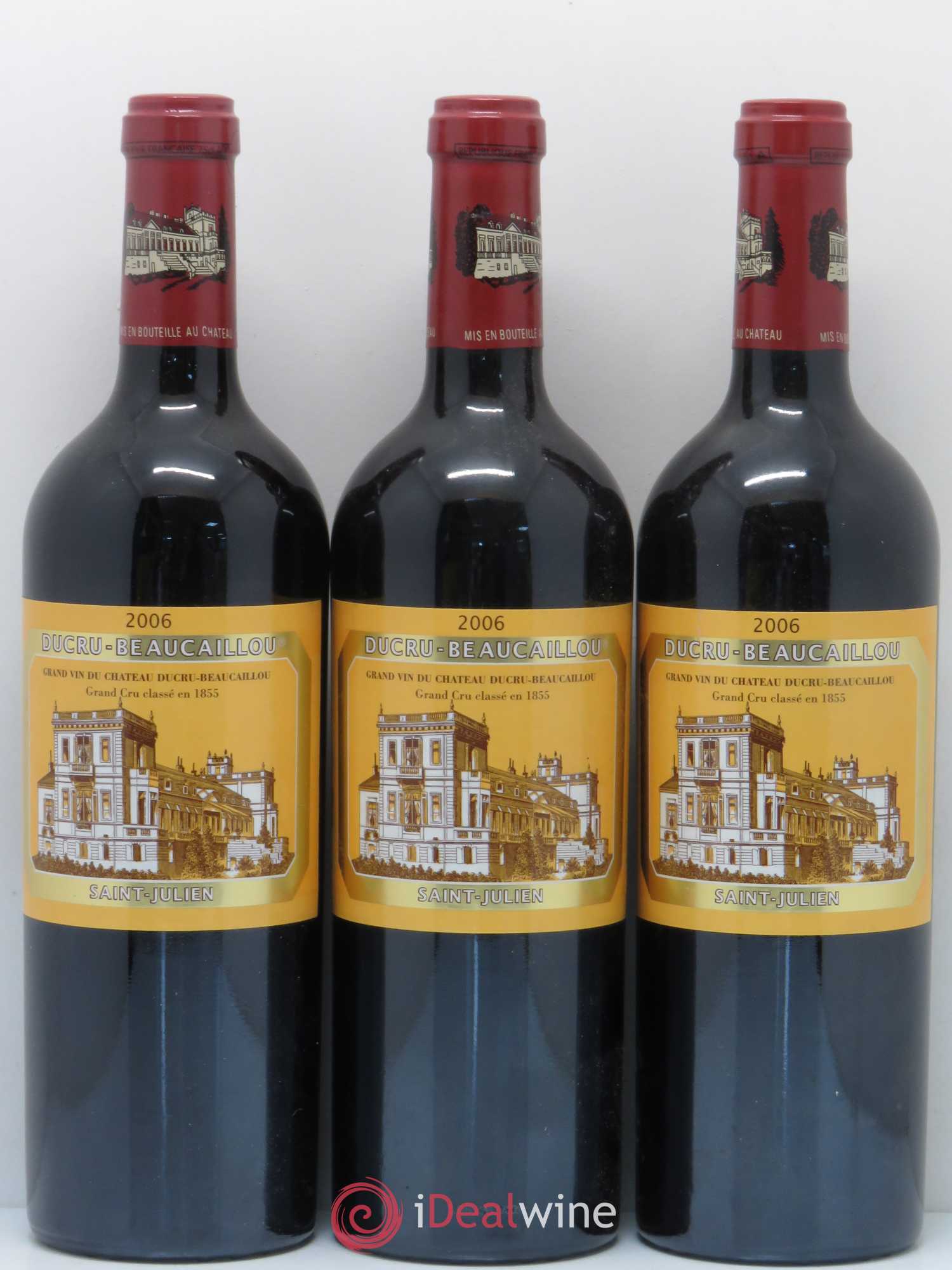 Château Ducru Beaucaillou 2ème Grand Cru Classé 2006 - Lot de 3 bouteilles - 0