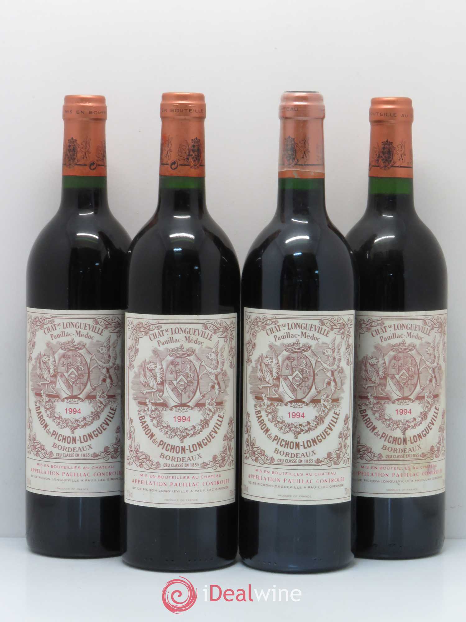 Pichon Longueville Baron 2ème Grand Cru Classé 1994 - Lot de 7 bouteilles - 1