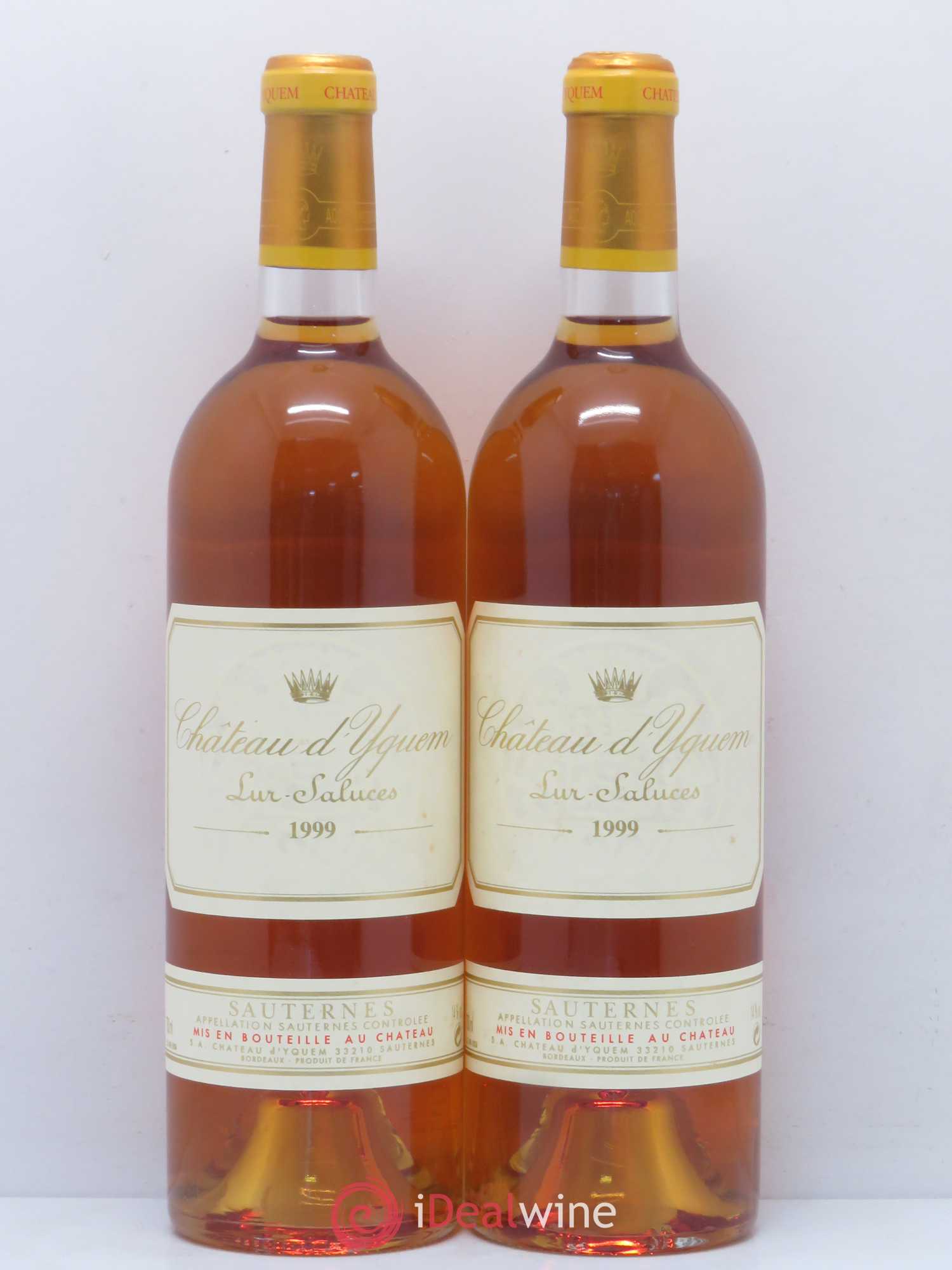 Château d' Yquem 1er Cru Classé Supérieur 1999 - Lotto di 2 bottiglie - 0