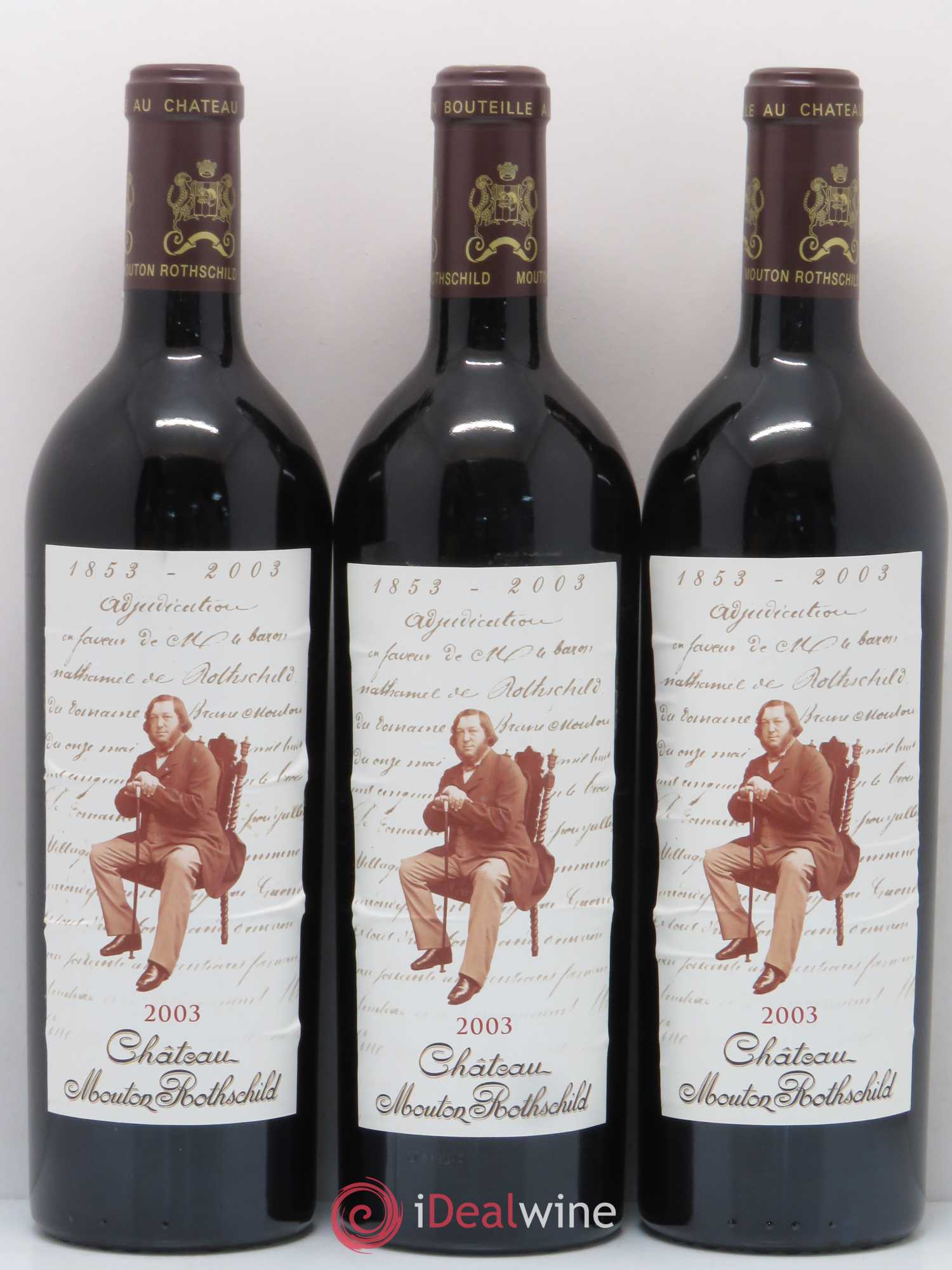 Château Mouton Rothschild 1er Grand Cru Classé 2003 - Lot de 6 bouteilles - 3