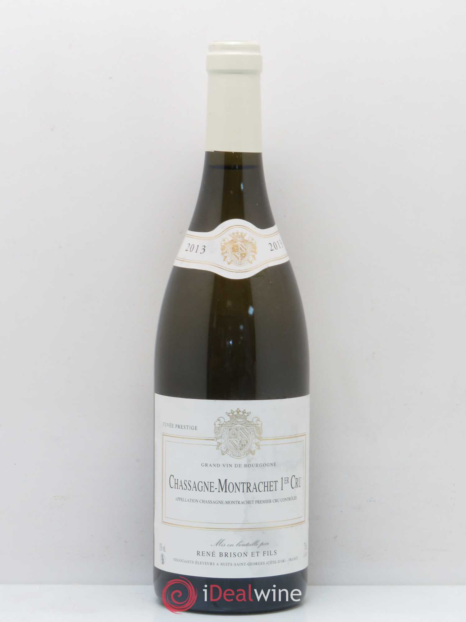 Chassagne-Montrachet 1er Cru Domaine René Brison 2013 - Lot de 1 bouteille - 0