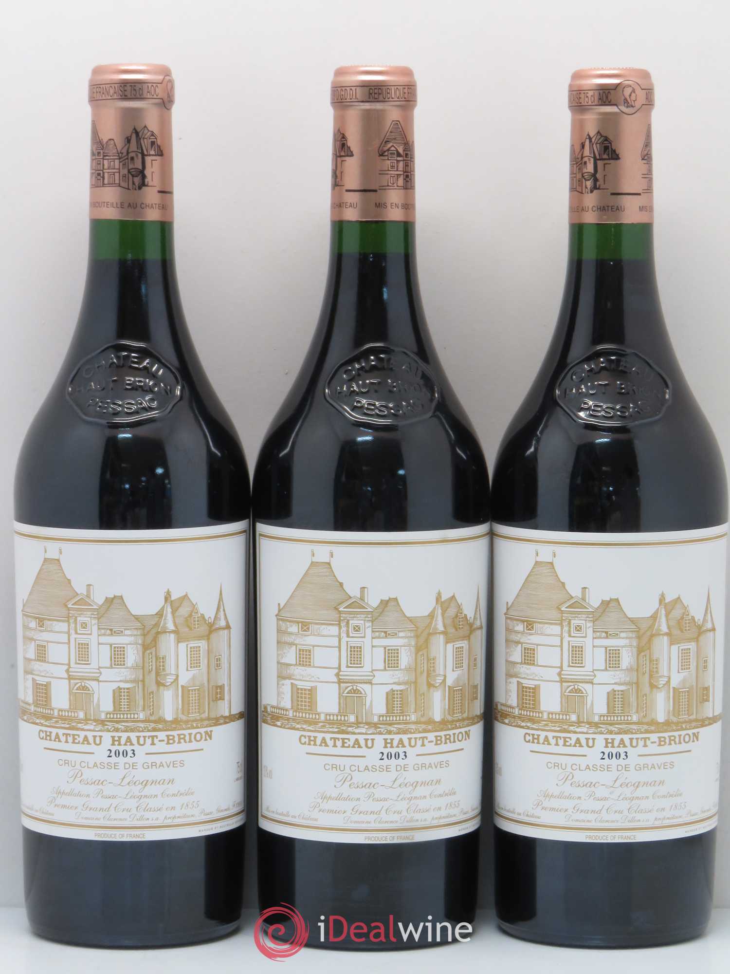 Château Haut Brion 1er Grand Cru Classé 2003 - Lot de 12 bouteilles - 3