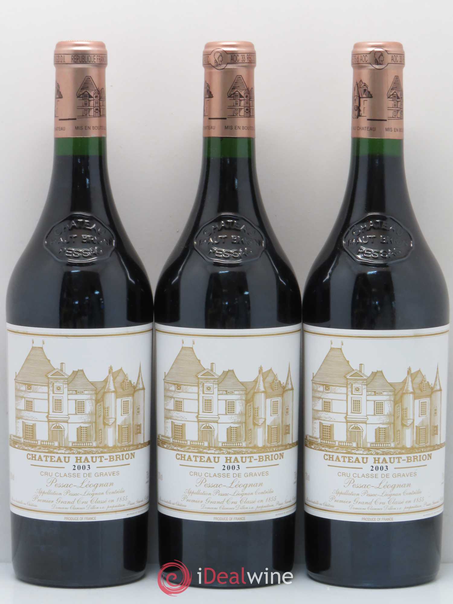 Château Haut Brion 1er Grand Cru Classé 2003 - Lot de 12 bouteilles - 4