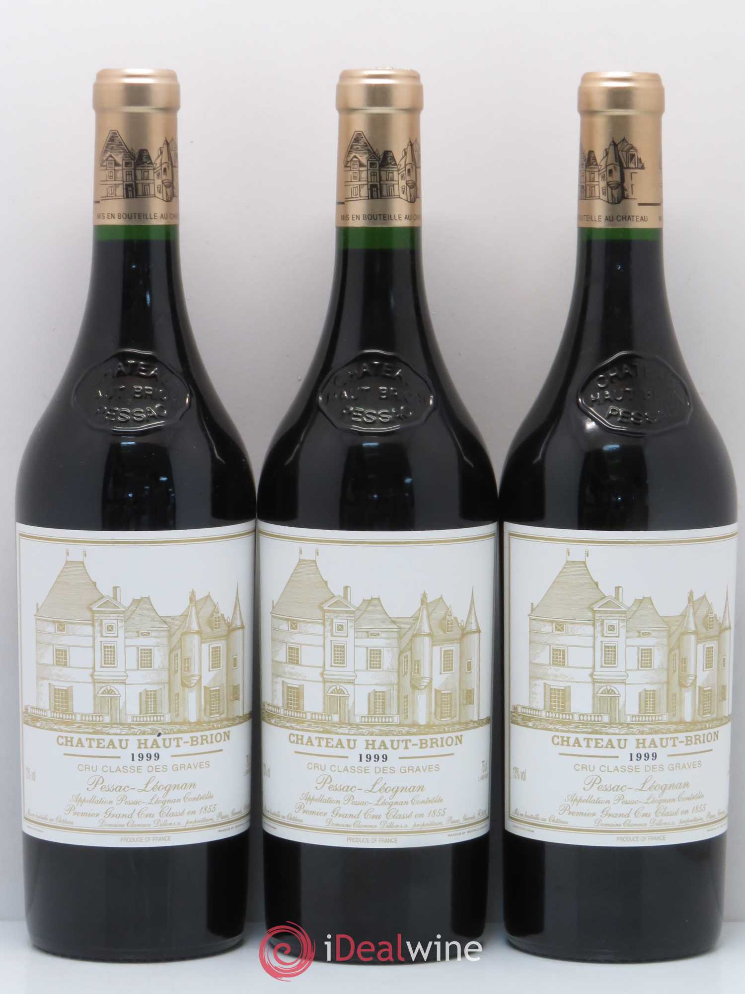 Château Haut Brion 1er Grand Cru Classé 1999 - Lot de 12 bouteilles - 1