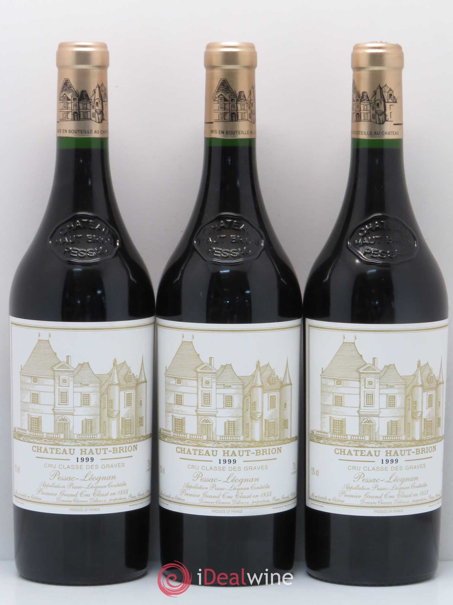 Château Haut Brion 1er Grand Cru Classé 1999 - Lot de 12 bouteilles - 2