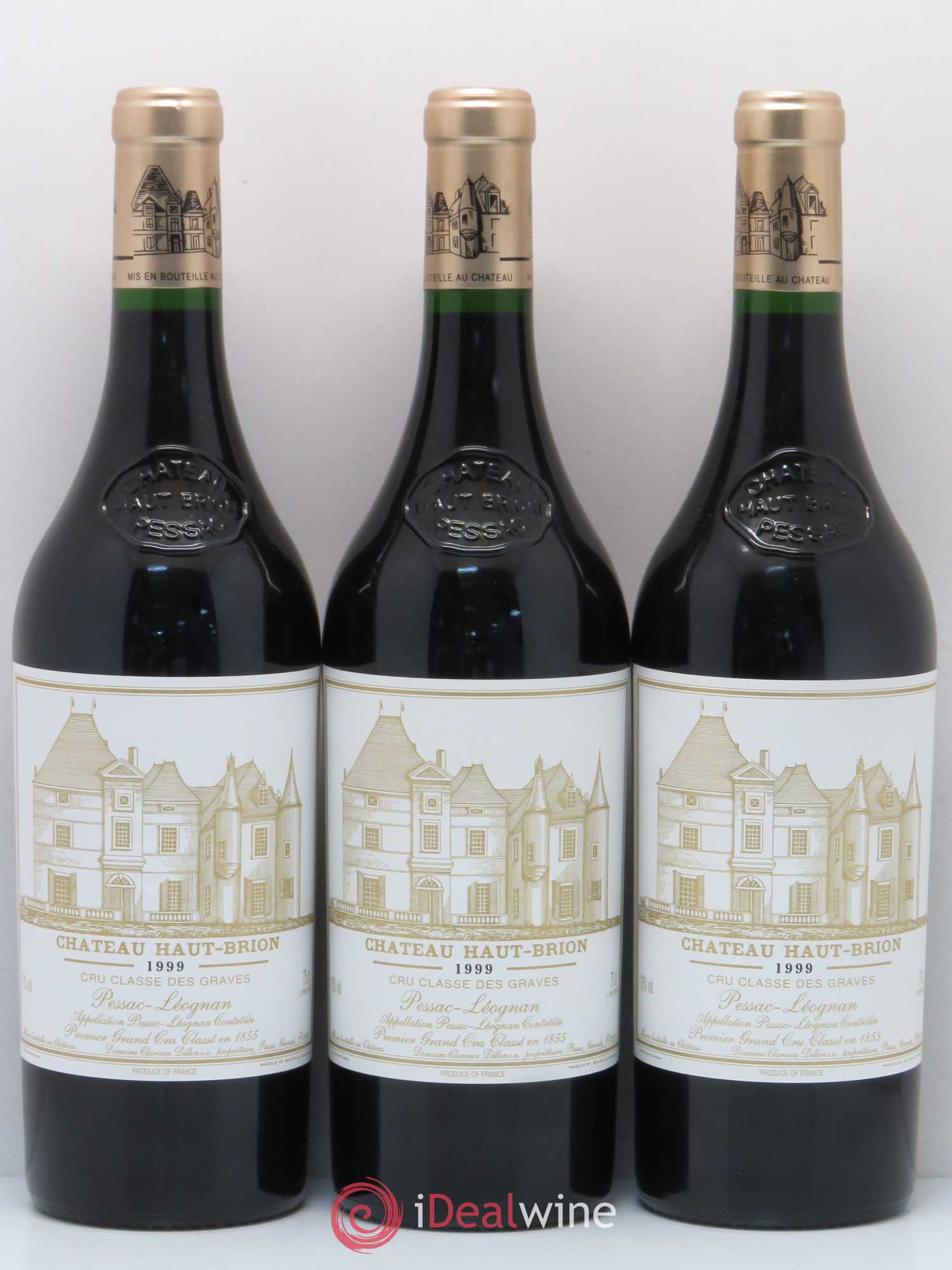 Château Haut Brion 1er Grand Cru Classé 1999 - Lot de 12 bouteilles - 3