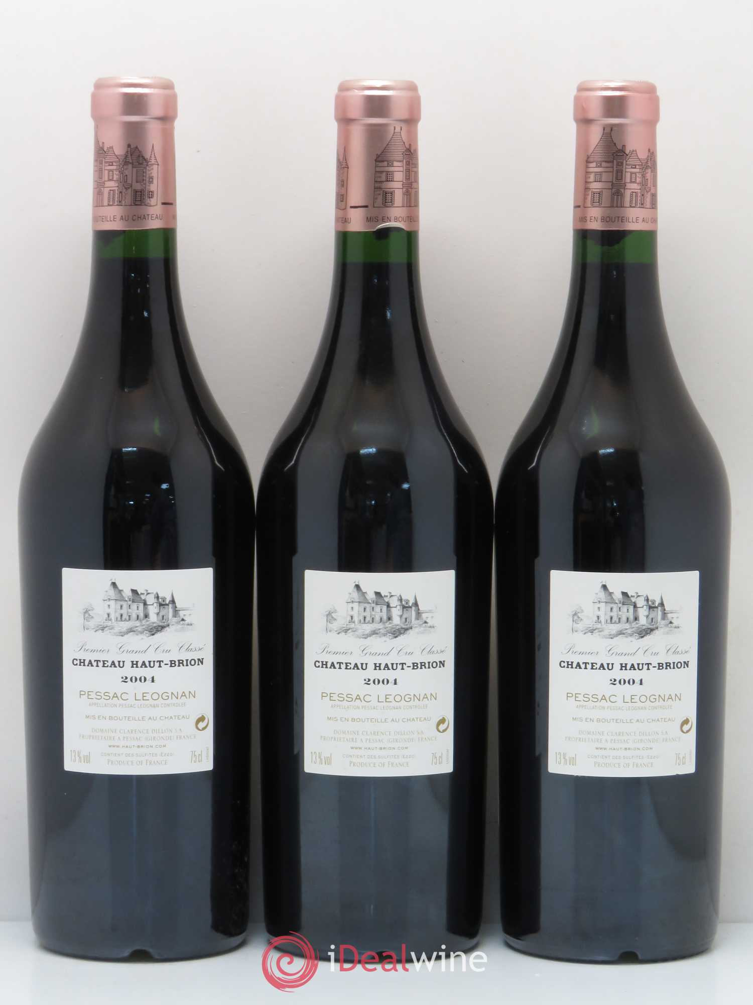 Château Haut Brion 1er Grand Cru Classé 2004 - Lot de 12 bouteilles - 2