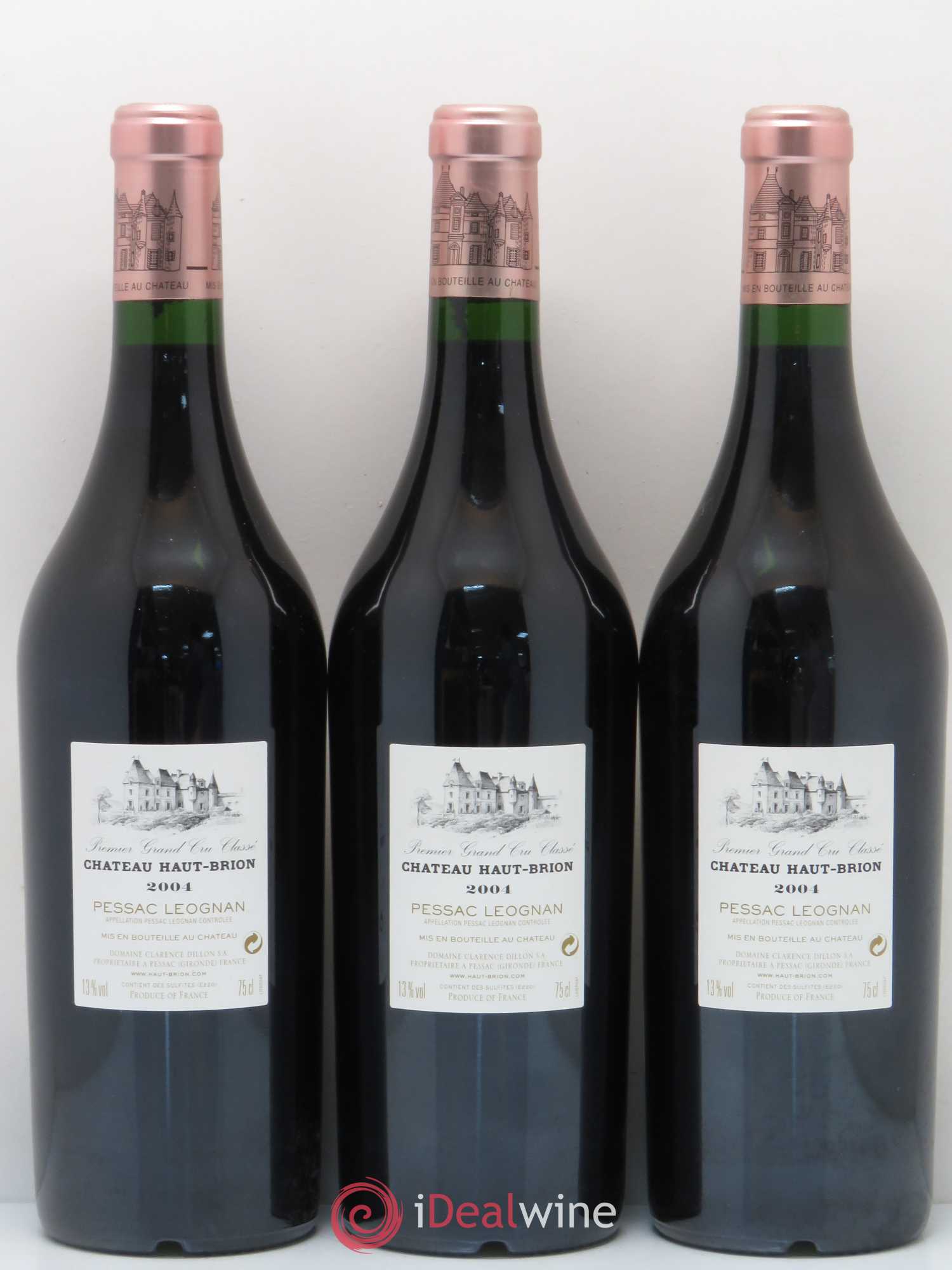 Château Haut Brion 1er Grand Cru Classé 2004 - Lot de 12 bouteilles - 8