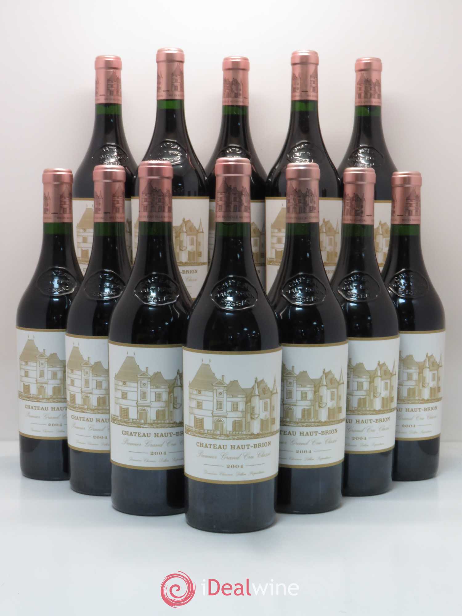 Château Haut Brion 1er Grand Cru Classé 2004 - Lot de 12 bouteilles - 0