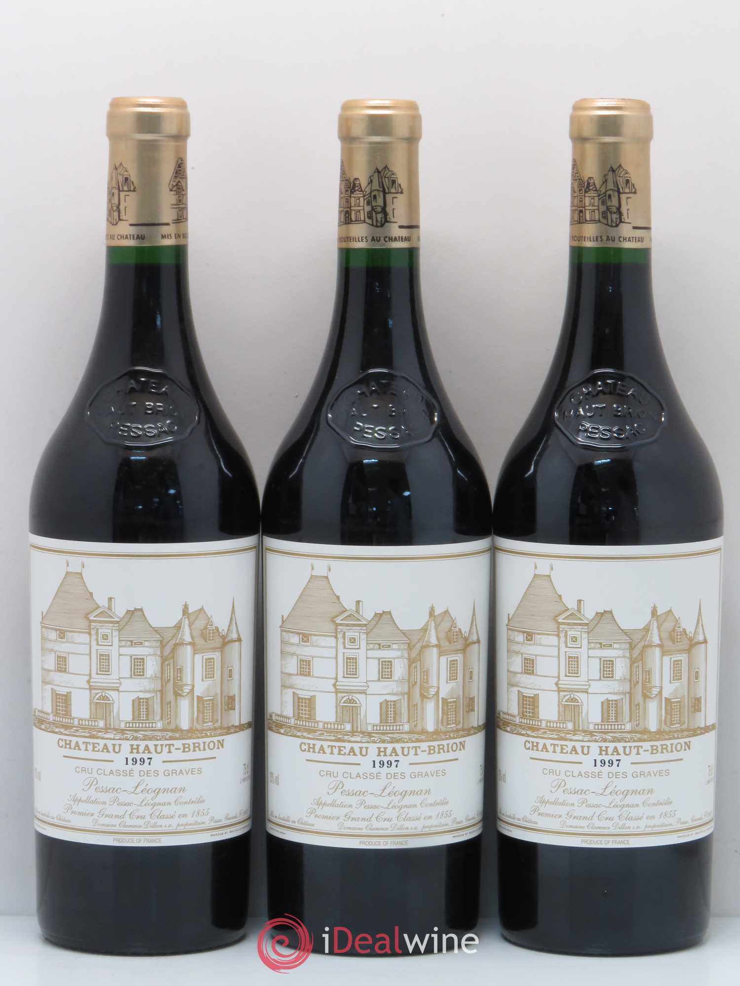 Château Haut Brion 1er Grand Cru Classé 1997 - Lot de 12 bouteilles - 1