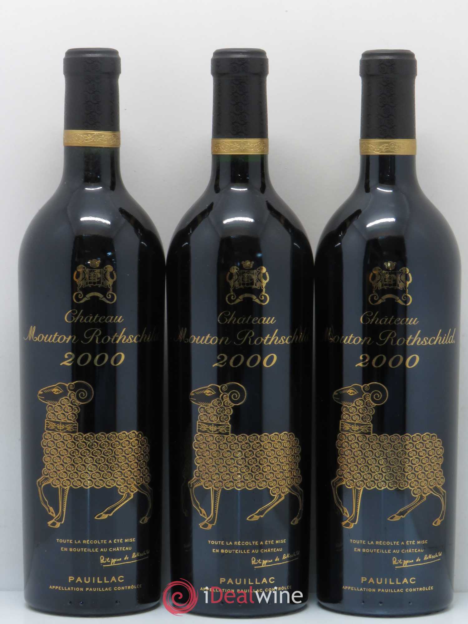 Château Mouton Rothschild 1er Grand Cru Classé 2000 - Lot de 12 bouteilles - 3