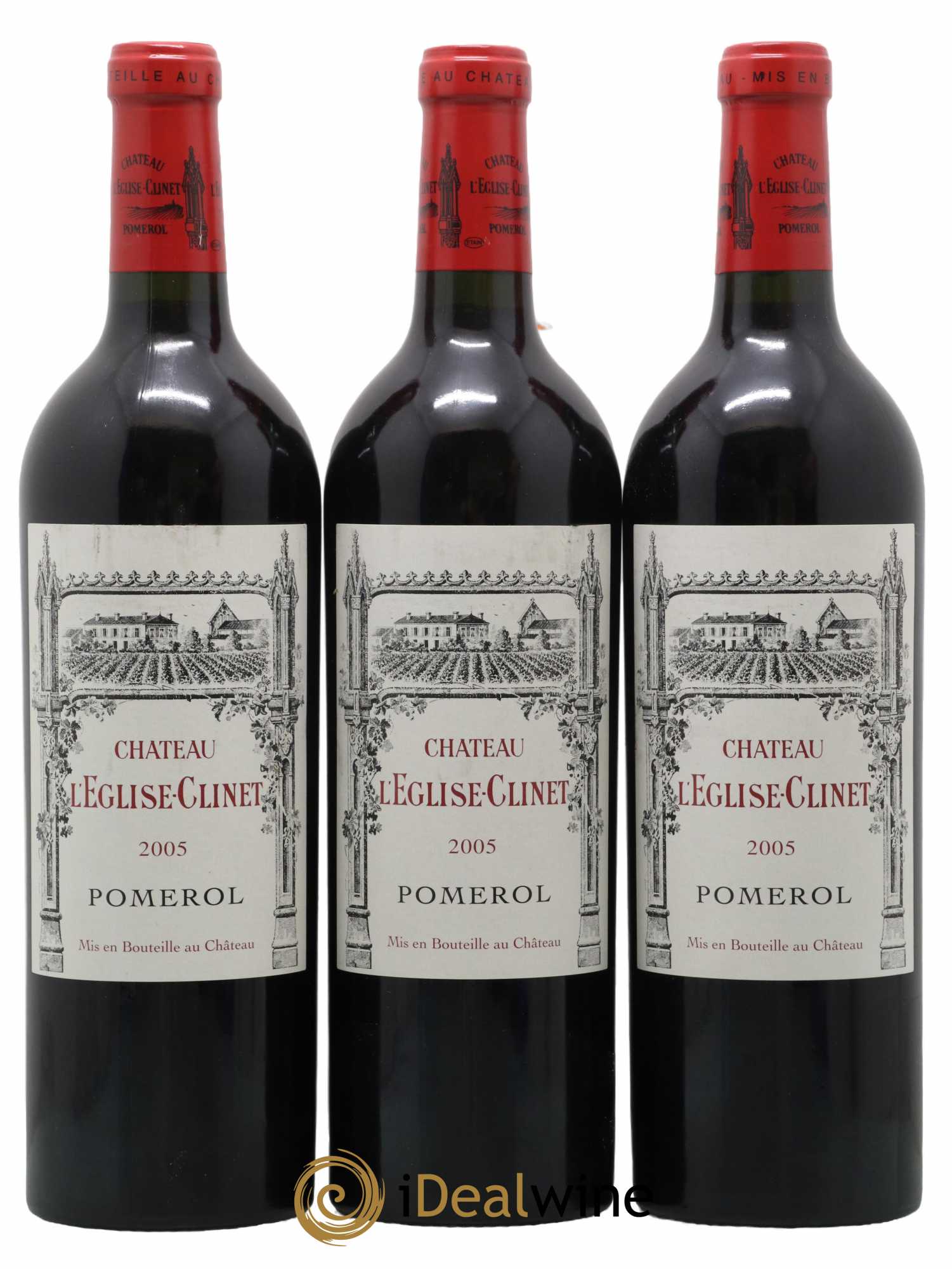 Château l' Église Clinet 2005 - Lot de 3 bouteilles - 0