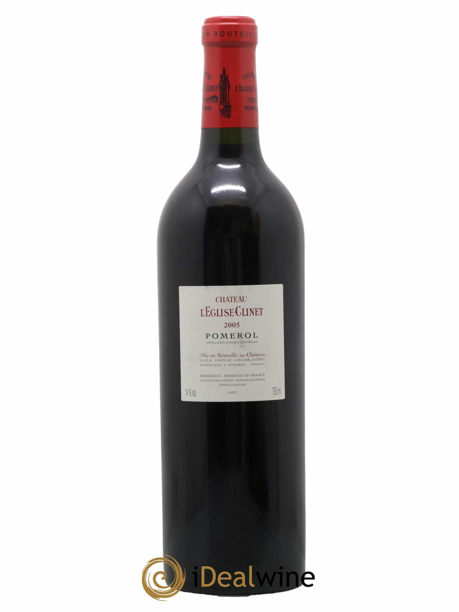 Château l' Église Clinet 2005 - Lot de 1 bouteille - 1