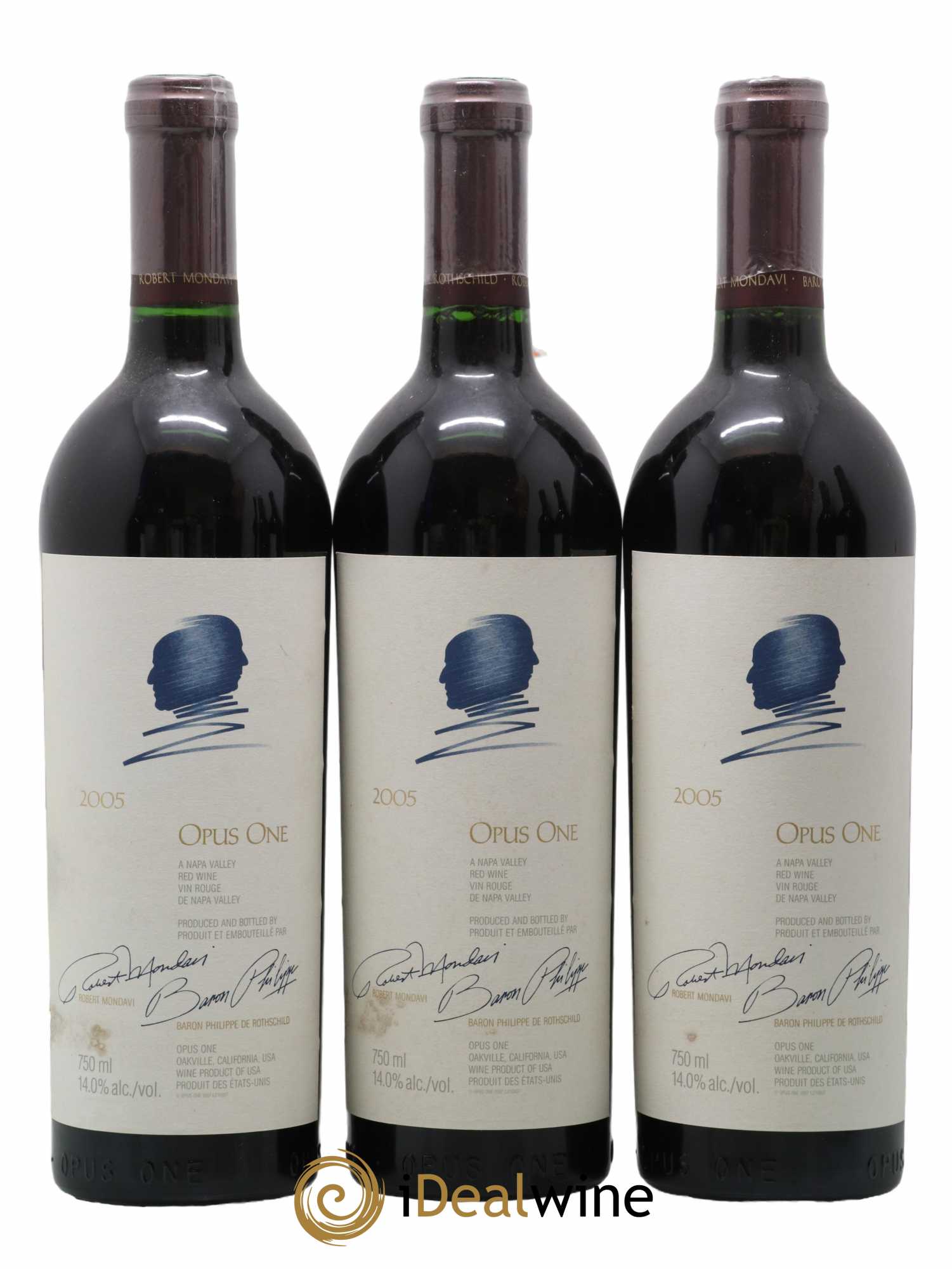 Napa Valley Opus One Robert Mondavi 2005 - Lot de 6 bouteilles - 1