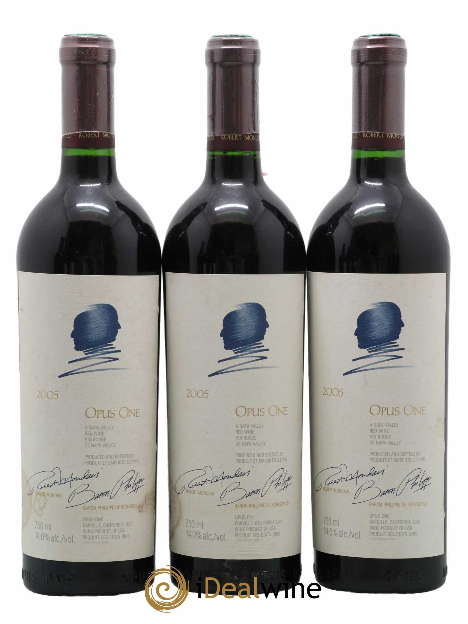 Napa Valley Opus One Robert Mondavi 2005 - Lot de 6 bouteilles - 2