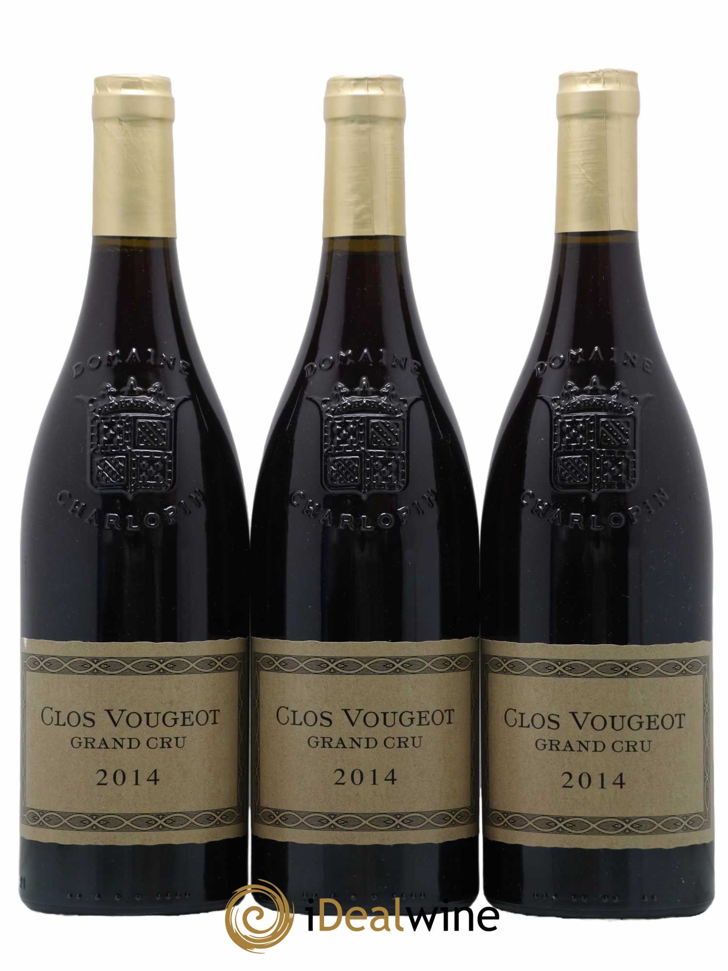 Clos de Vougeot Grand Cru Charlopin-Parizot 2014 - Lot de 3 bouteilles - 0