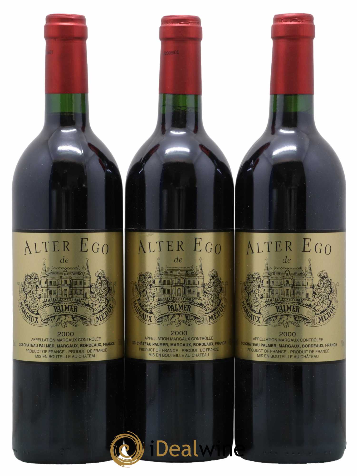 Alter Ego de Palmer Second Vin 2000 - Lot de 3 bouteilles - 0