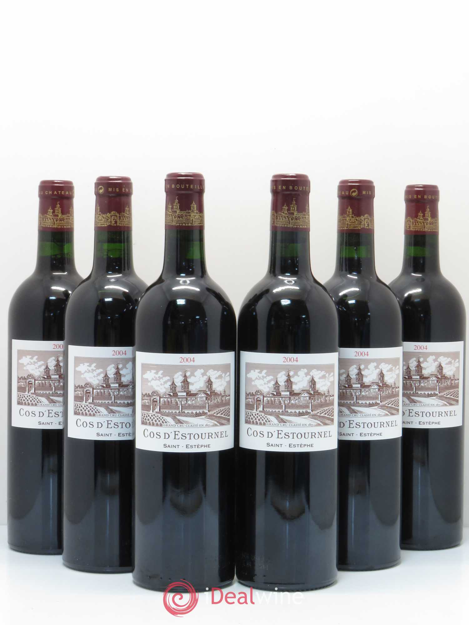 Cos d'Estournel 2ème Grand Cru Classé 2004 - Lot de 6 bouteilles - 0