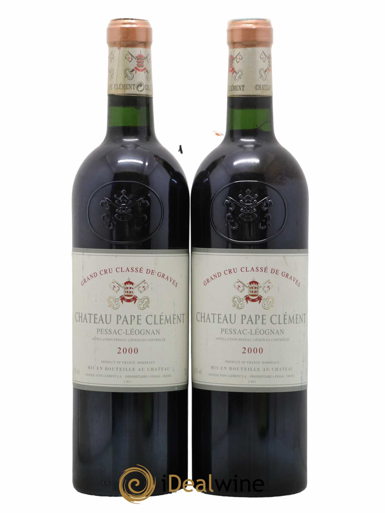 Château Pape Clément Cru Classé de Graves 2000 - Lot de 2 bouteilles - 0