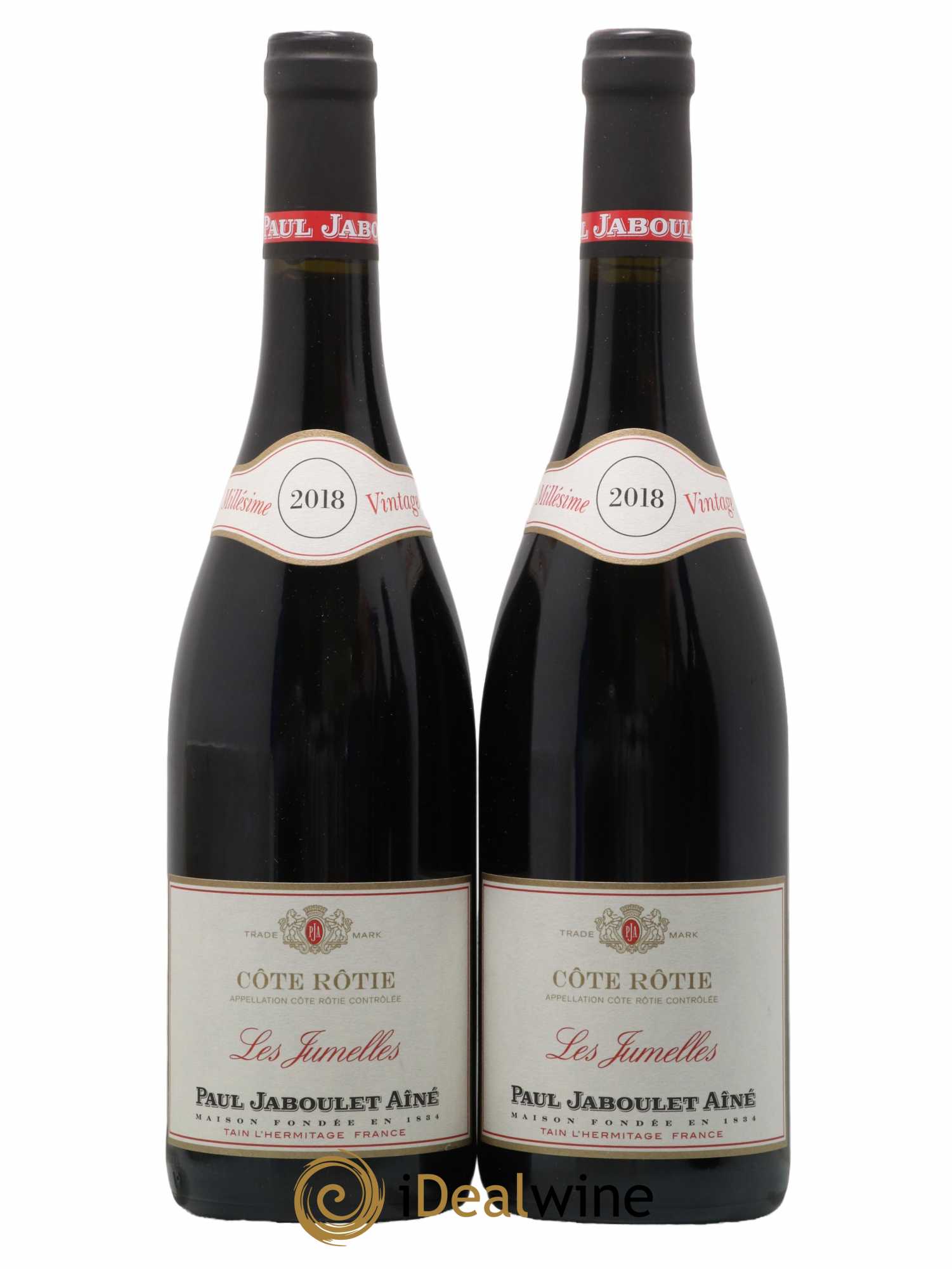 Côte-Rôtie Les Jumelles Paul Jaboulet Ainé 2018 - Lotto di 2 bottiglie - 0