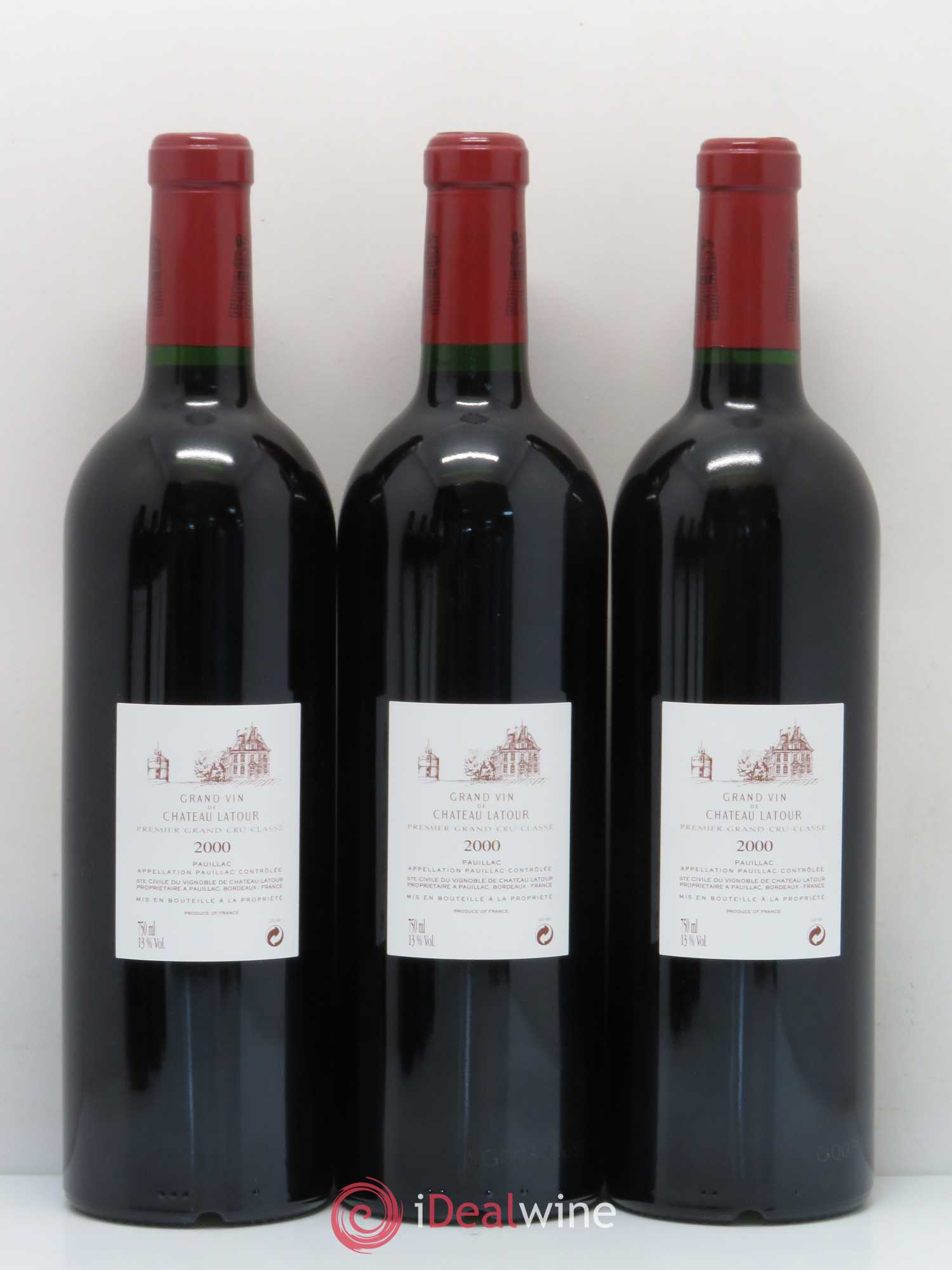 Château Latour 1er Grand Cru Classé 2000 - Lot de 12 bouteilles - 2