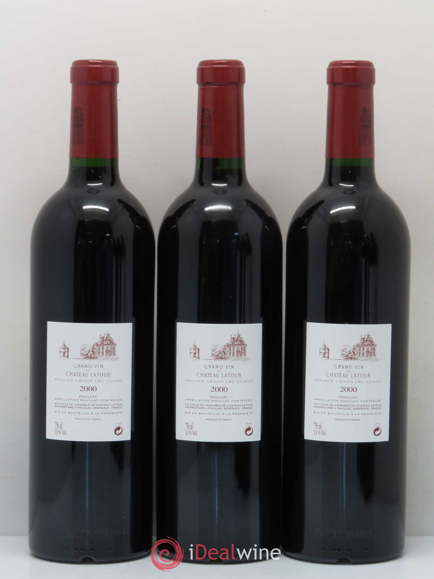 Château Latour 1er Grand Cru Classé 2000 - Lot de 12 bouteilles - 4