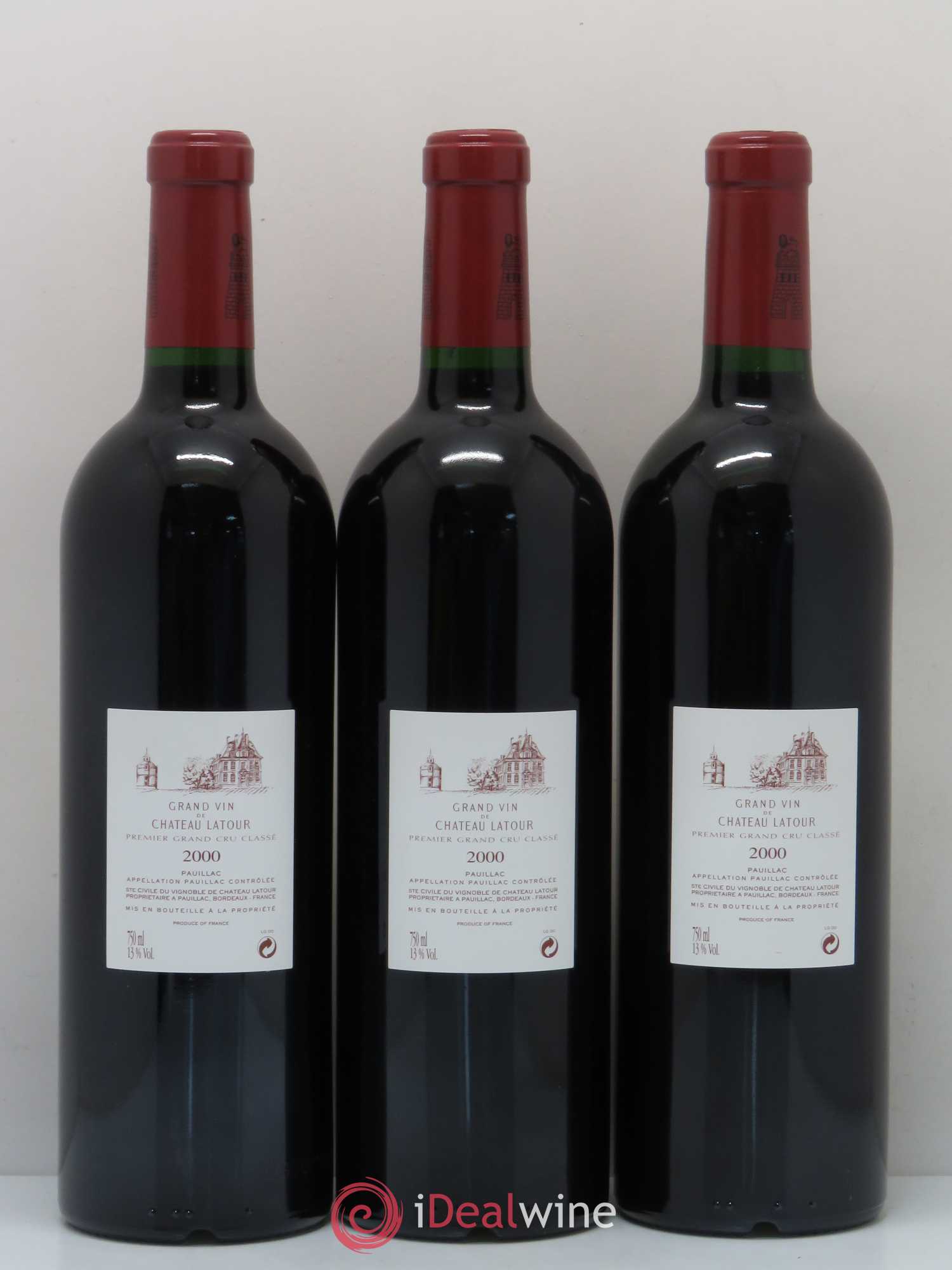Château Latour 1er Grand Cru Classé 2000 - Lot de 12 bouteilles - 6
