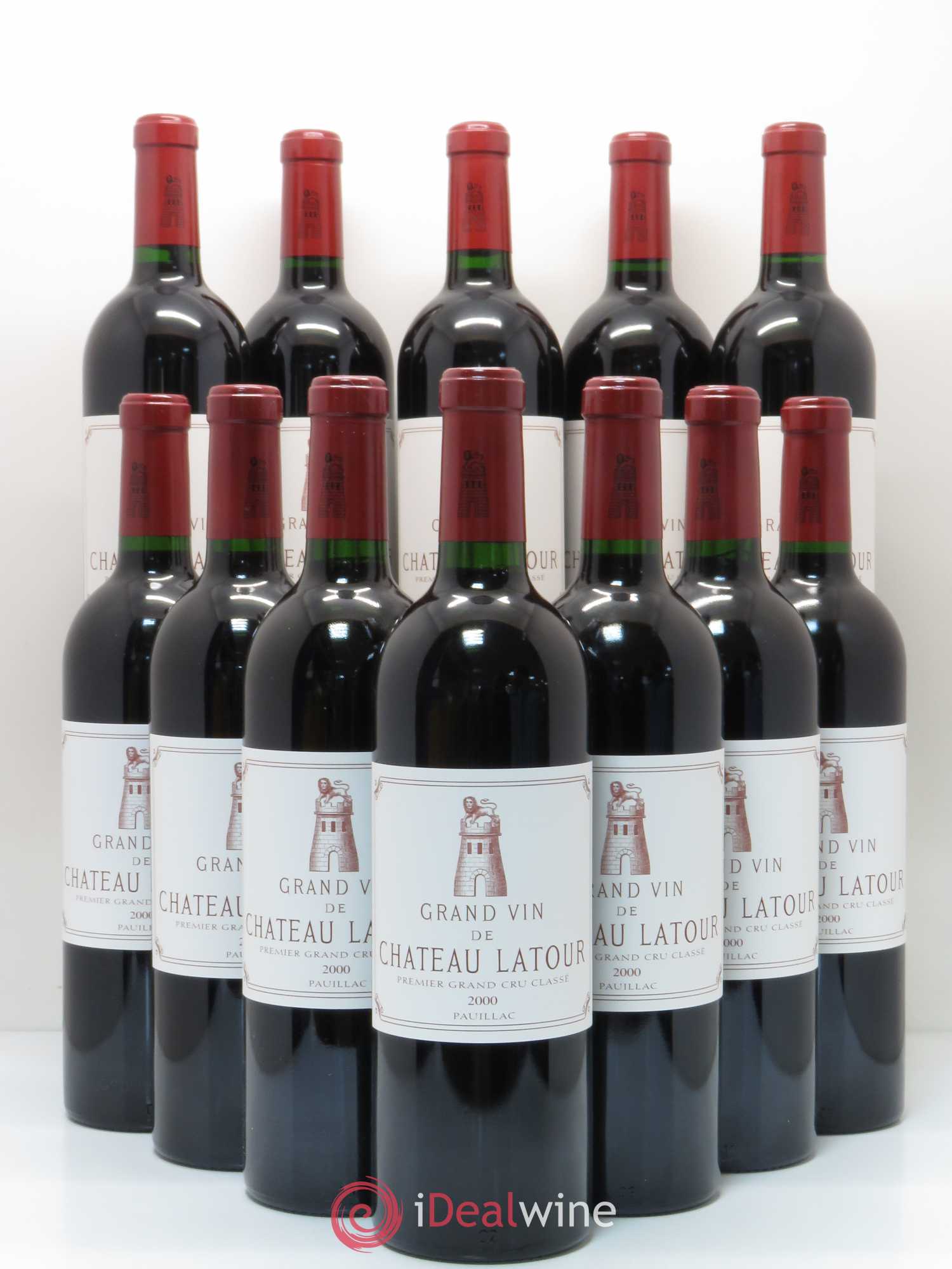 Château Latour 1er Grand Cru Classé 2000 - Lot de 12 bouteilles - 0
