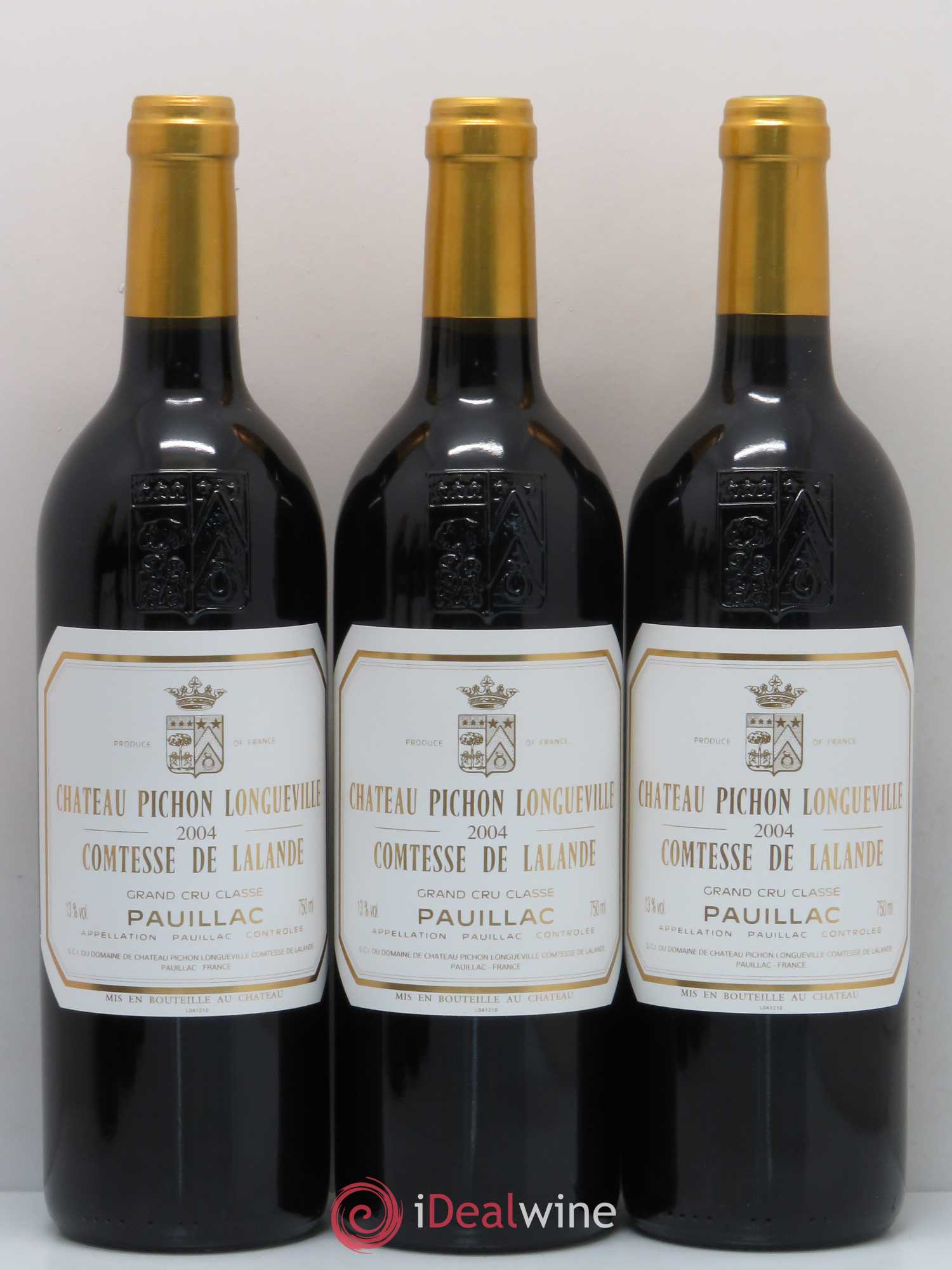 Château Pichon Longueville Comtesse de Lalande 2ème Grand Cru Classé 2004 - Lot de 6 bouteilles - 2