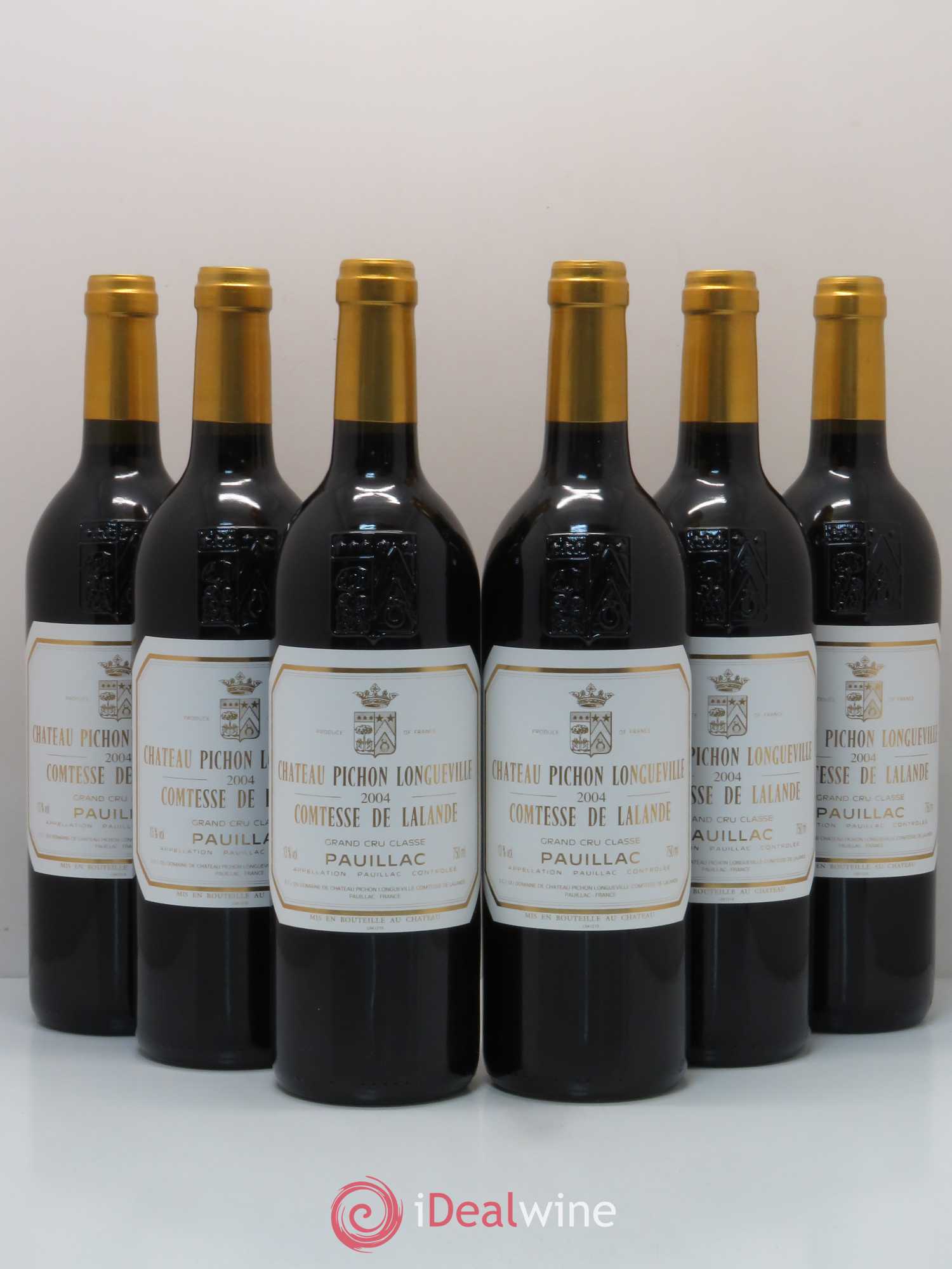 Château Pichon Longueville Comtesse de Lalande 2ème Grand Cru Classé 2004 - Lot de 6 bouteilles - 0