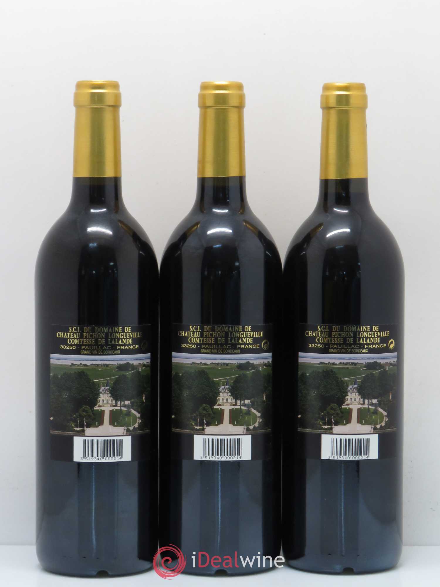 Château Pichon Longueville Comtesse de Lalande 2ème Grand Cru Classé 2000 - Lot de 12 bouteilles - 8