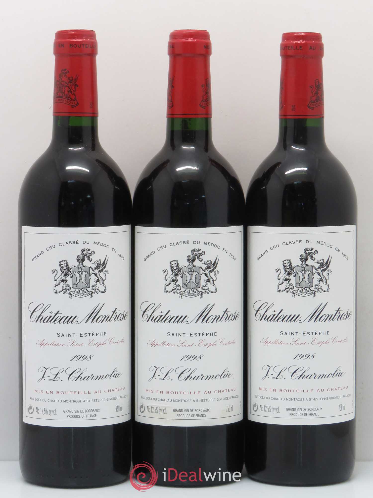 Château Montrose 2ème Grand Cru Classé 1998 - Lot de 12 bouteilles - 1
