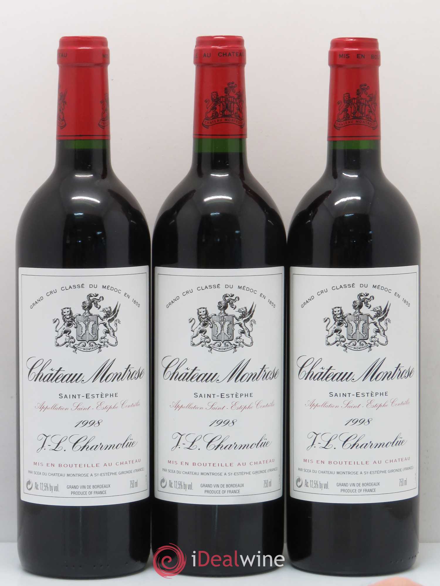 Château Montrose 2ème Grand Cru Classé 1998 - Lot de 12 bouteilles - 2