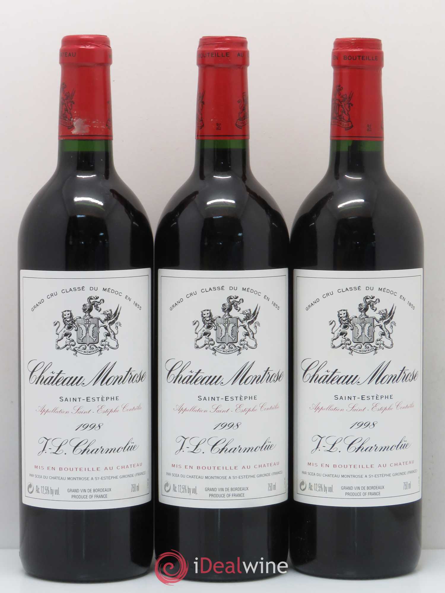 Château Montrose 2ème Grand Cru Classé 1998 - Lot de 12 bouteilles - 4