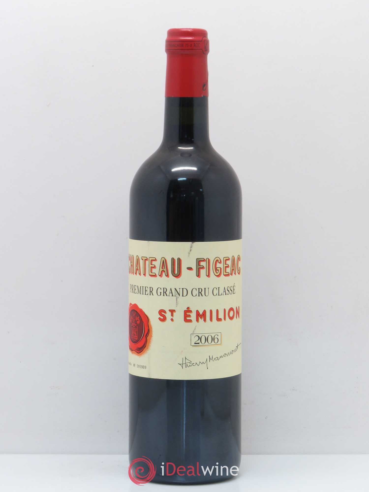 Château Figeac 1er Grand Cru Classé A 2006 - Lot de 1 bouteille - 0