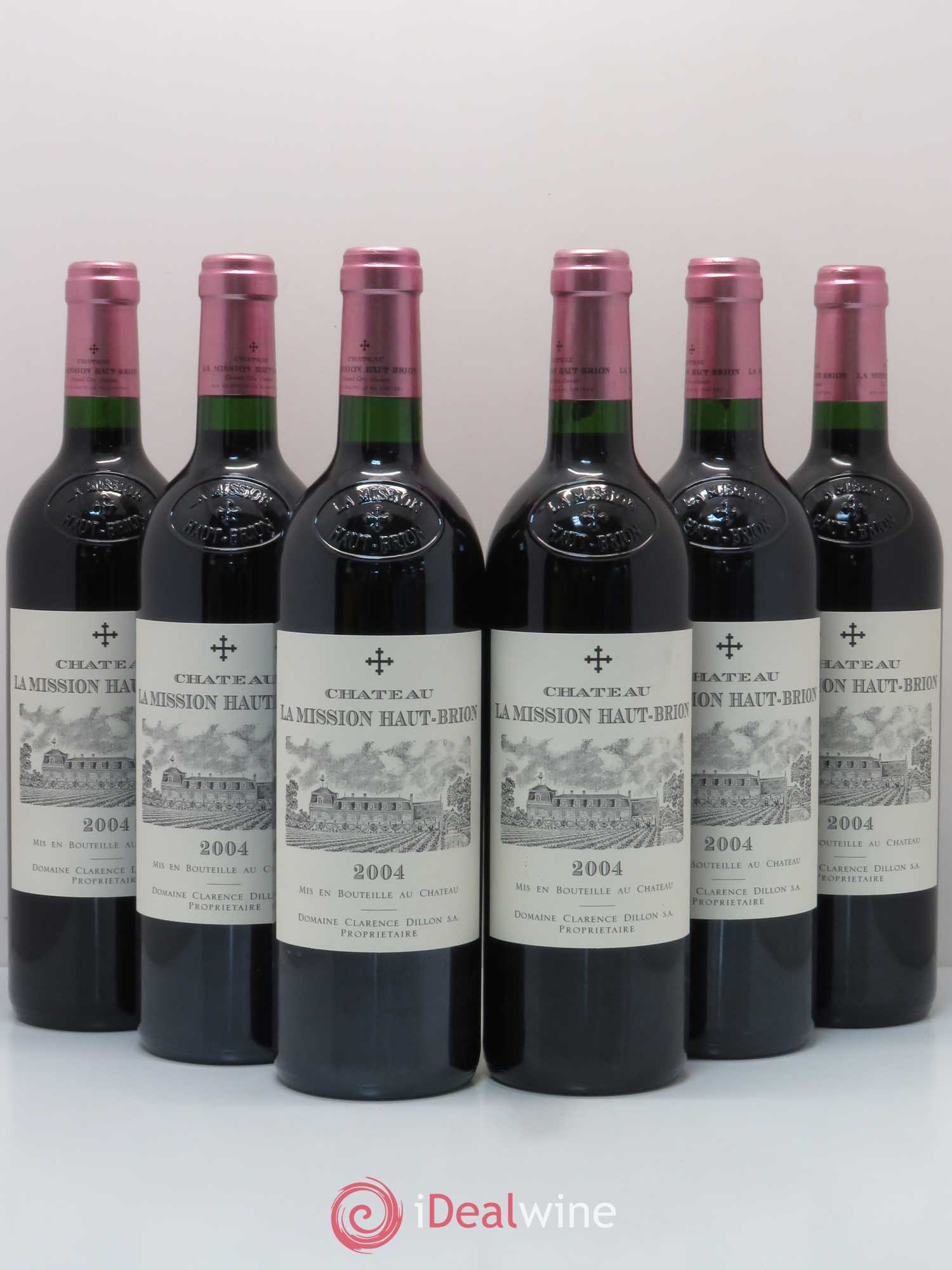Château la Mission Haut-Brion Cru Classé de Graves 2004 - Lot de 6 bouteilles - 0