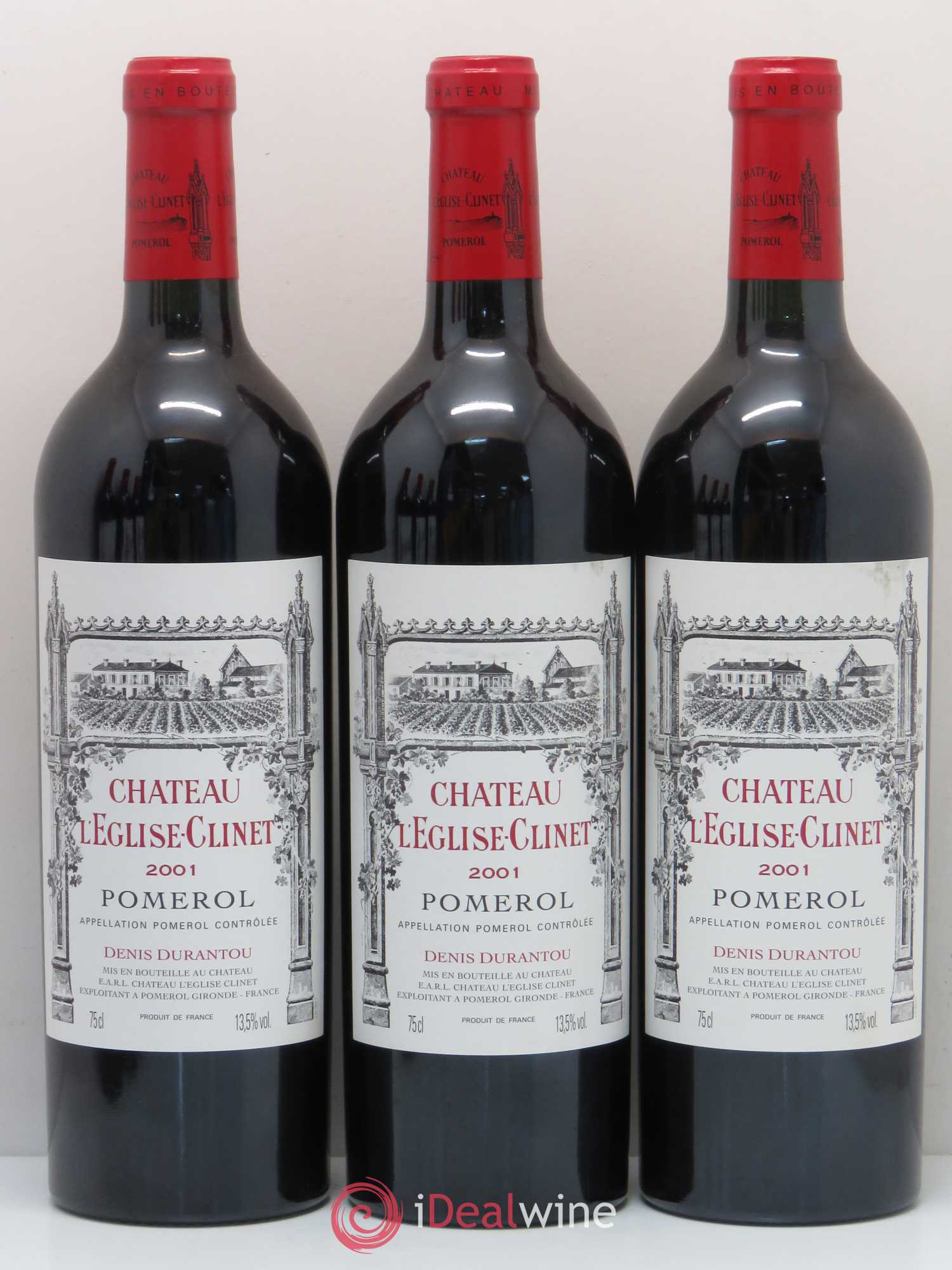 Château l' Église Clinet 2001 - Lot de 6 bouteilles - 2