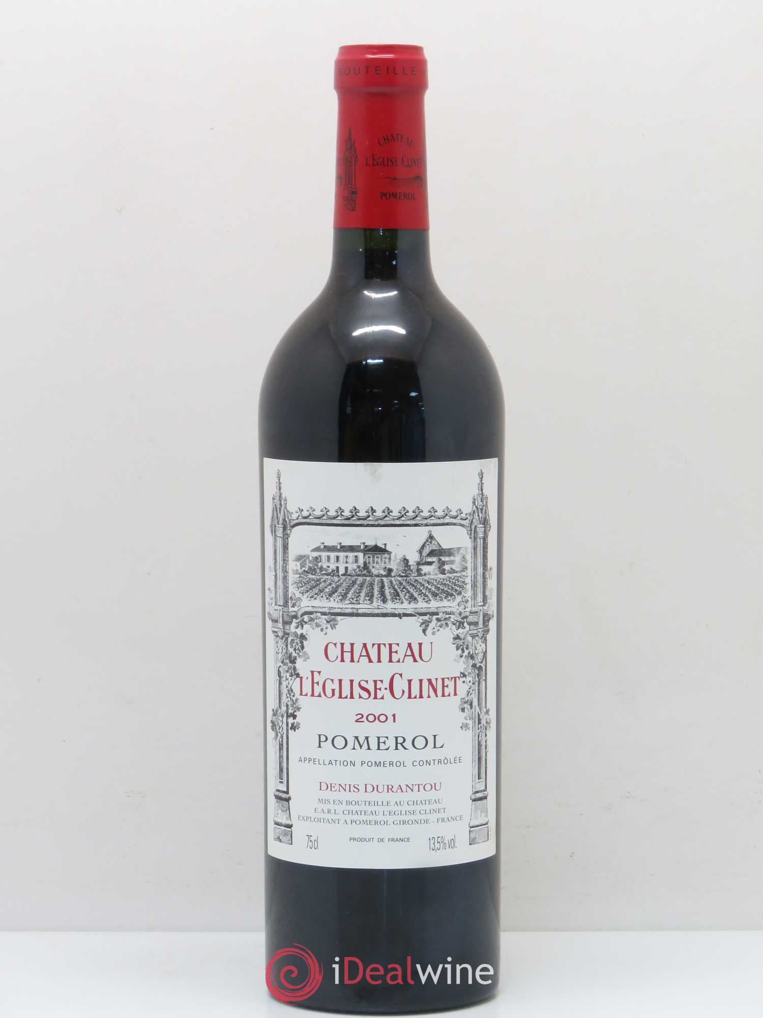 Château l' Église Clinet 2001 - Lot de 1 bouteille - 0