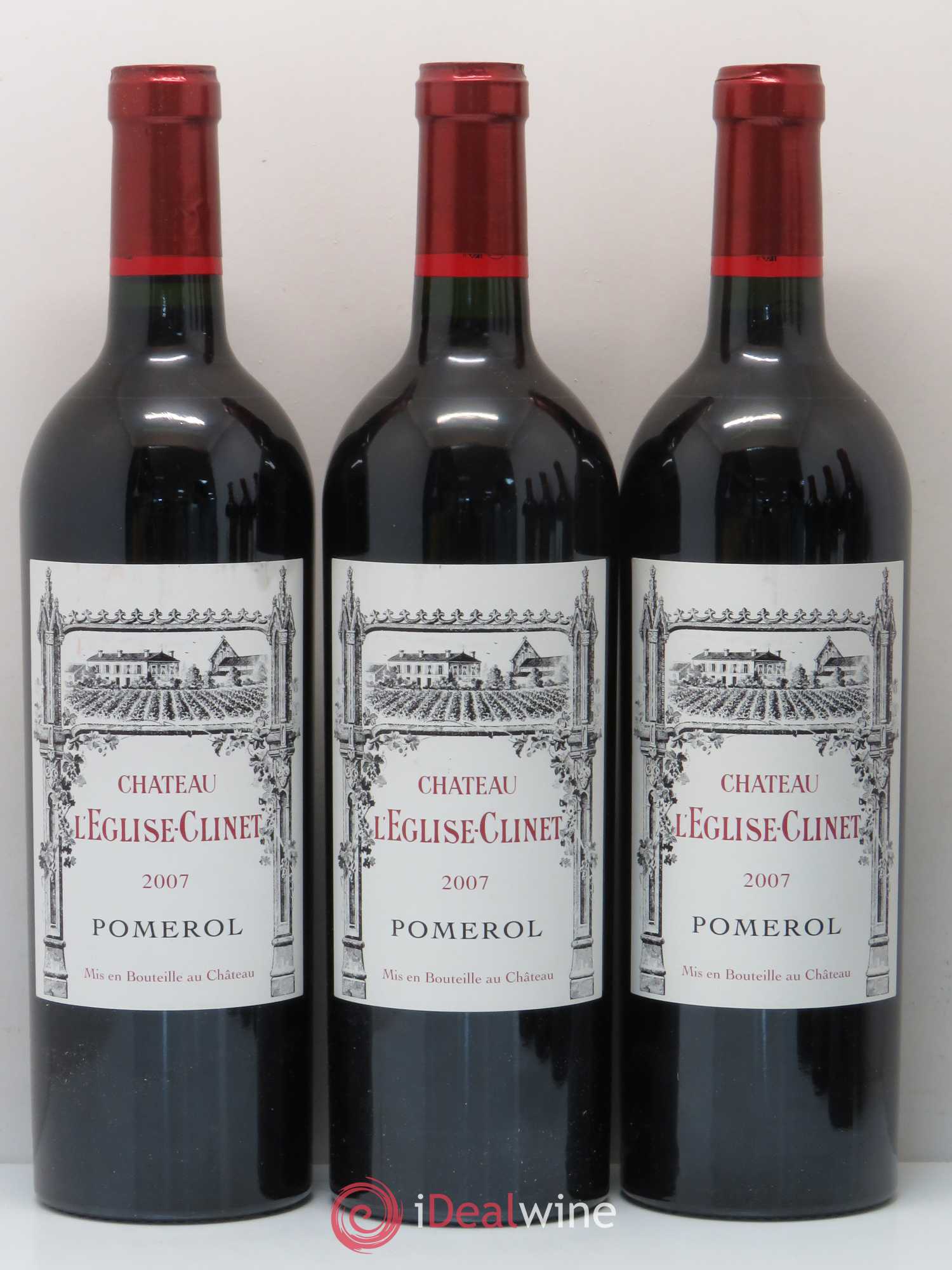 Château l' Église Clinet 2007 - Lot de 6 bouteilles - 1