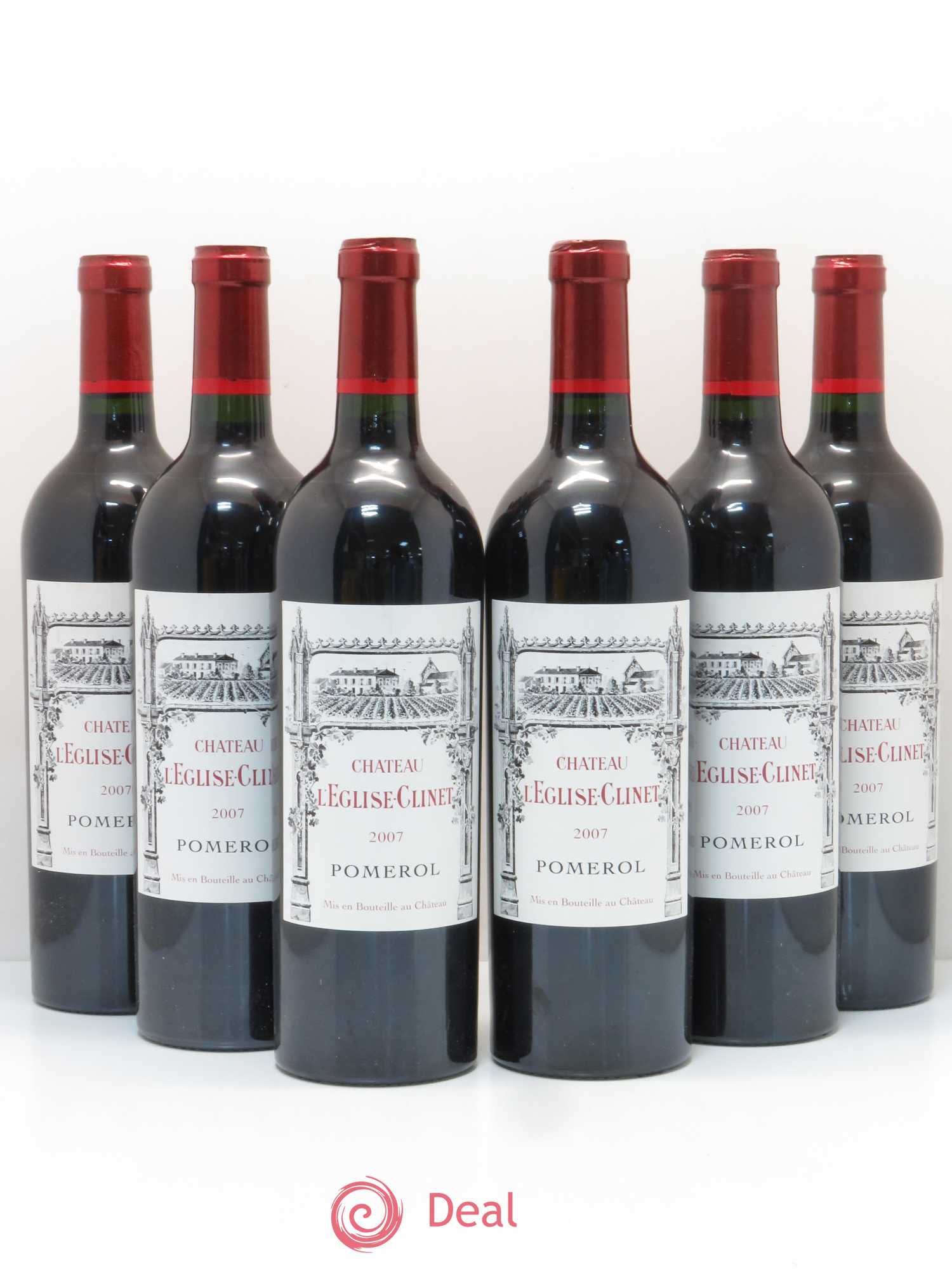 Château l' Église Clinet 2007 - Lot de 6 bouteilles - 0