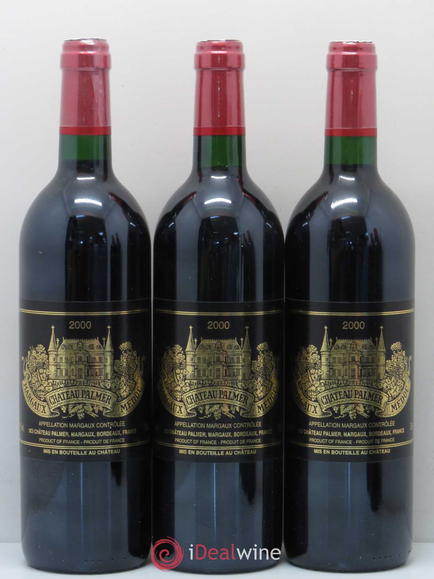 Château Palmer 3ème Grand Cru Classé 2000 - Lot de 5 bouteilles - 1