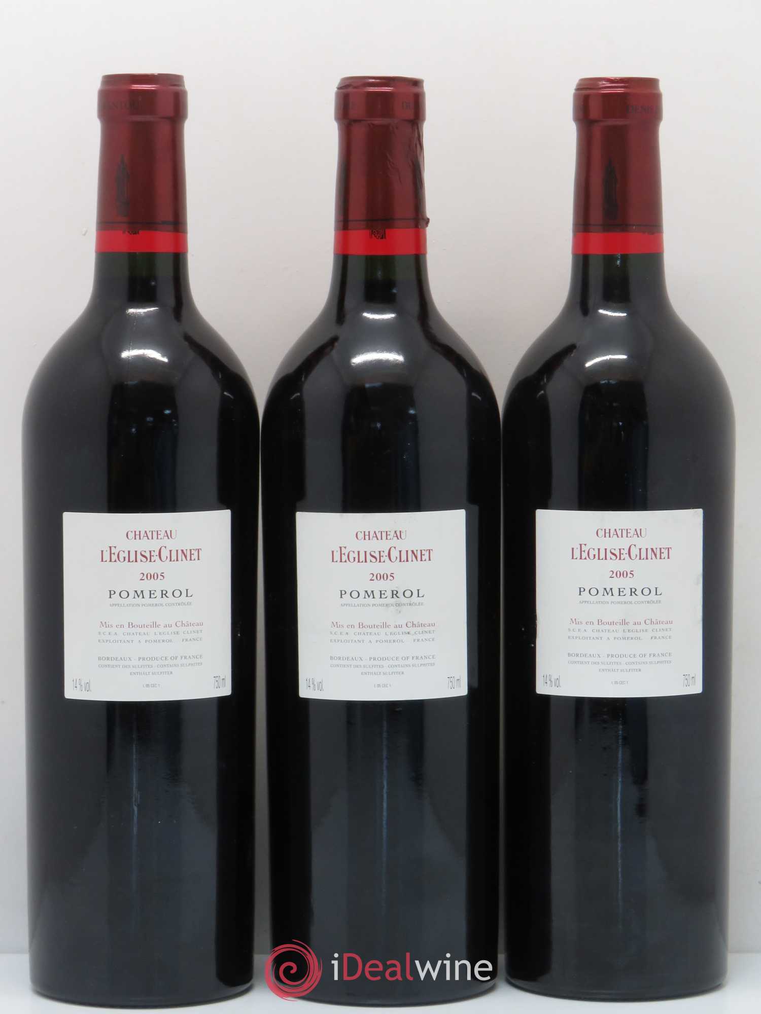 Château l' Église Clinet 2005 - Lot de 12 bouteilles - 8