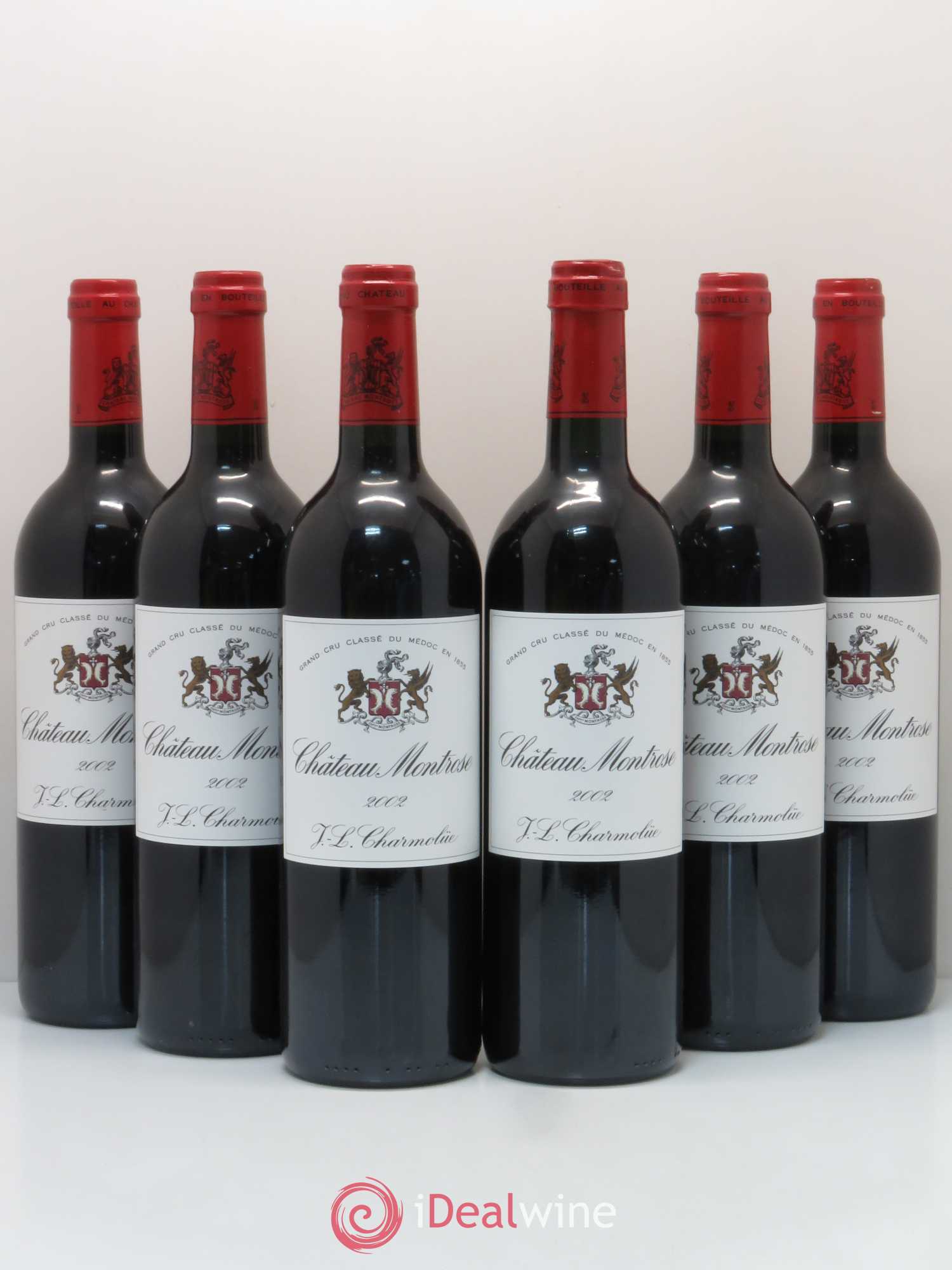 Château Montrose 2ème Grand Cru Classé 2002 - Lot de 6 bouteilles - 0